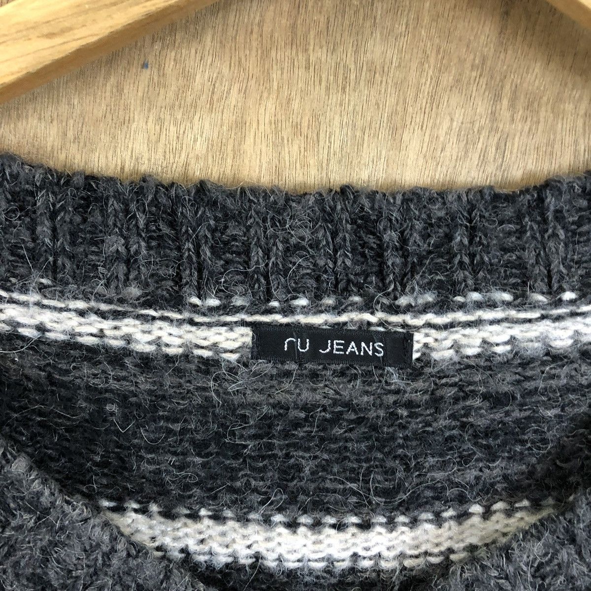 Japanese Brand × Solid and Striped RU Jeans Mohair Grey Stripe Knitwear #088 Size US M / EU 48-50 / 2 - 5 Thumbnail