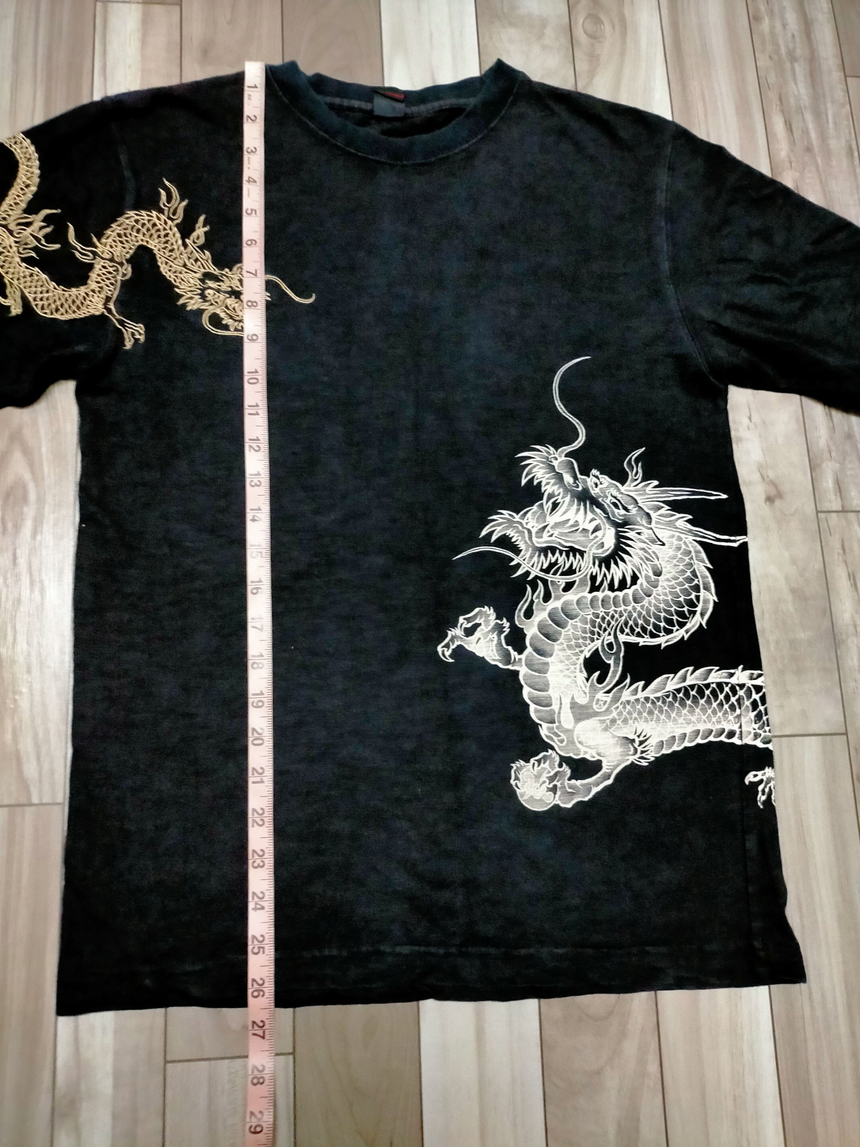 Japanese Brand Dragon Embroidery long sleeve tee Size US M / EU 48-50 / 2 - 13 Thumbnail