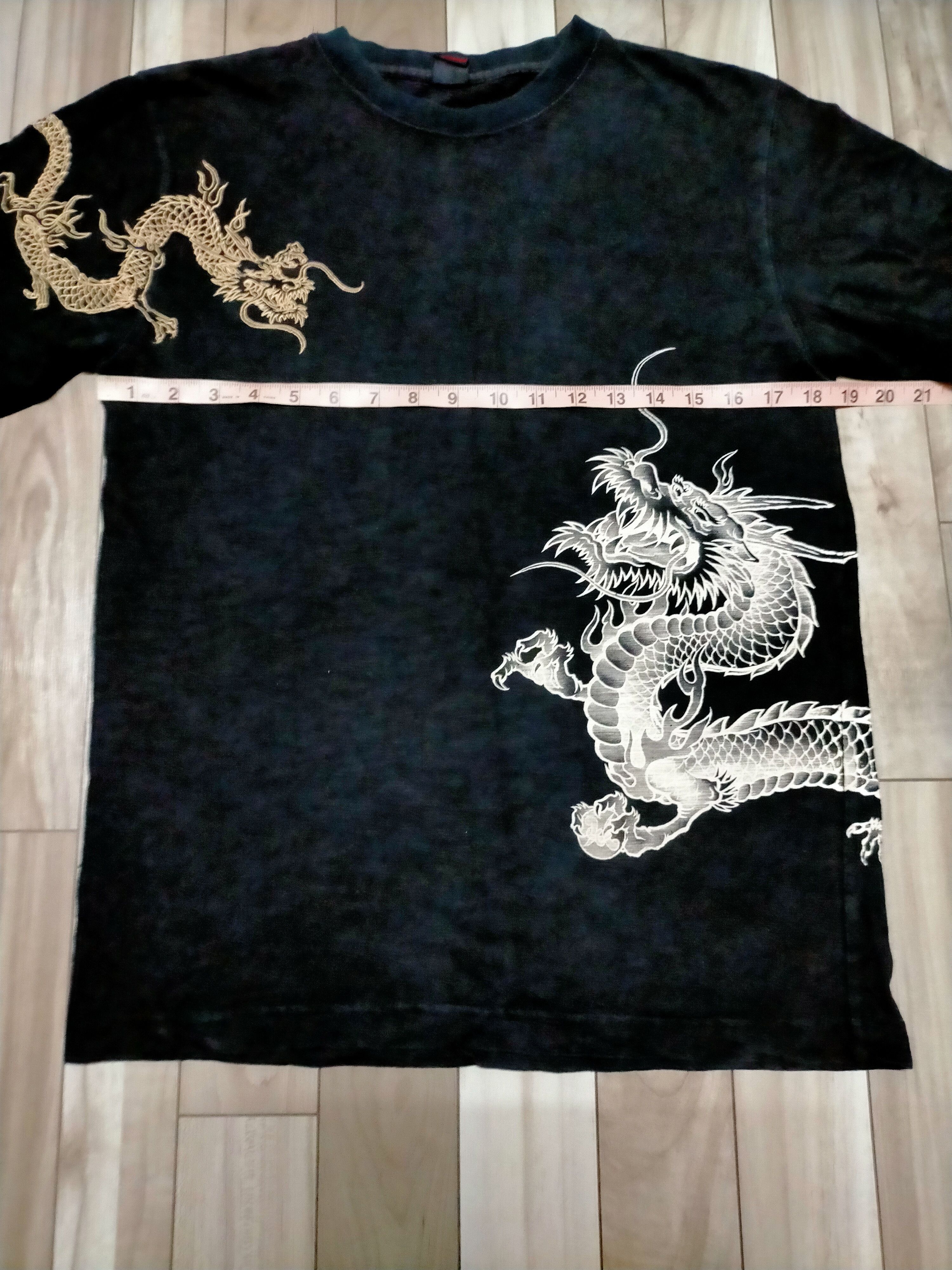 Japanese Brand Dragon Embroidery long sleeve tee Size US M / EU 48-50 / 2 - 14 Thumbnail
