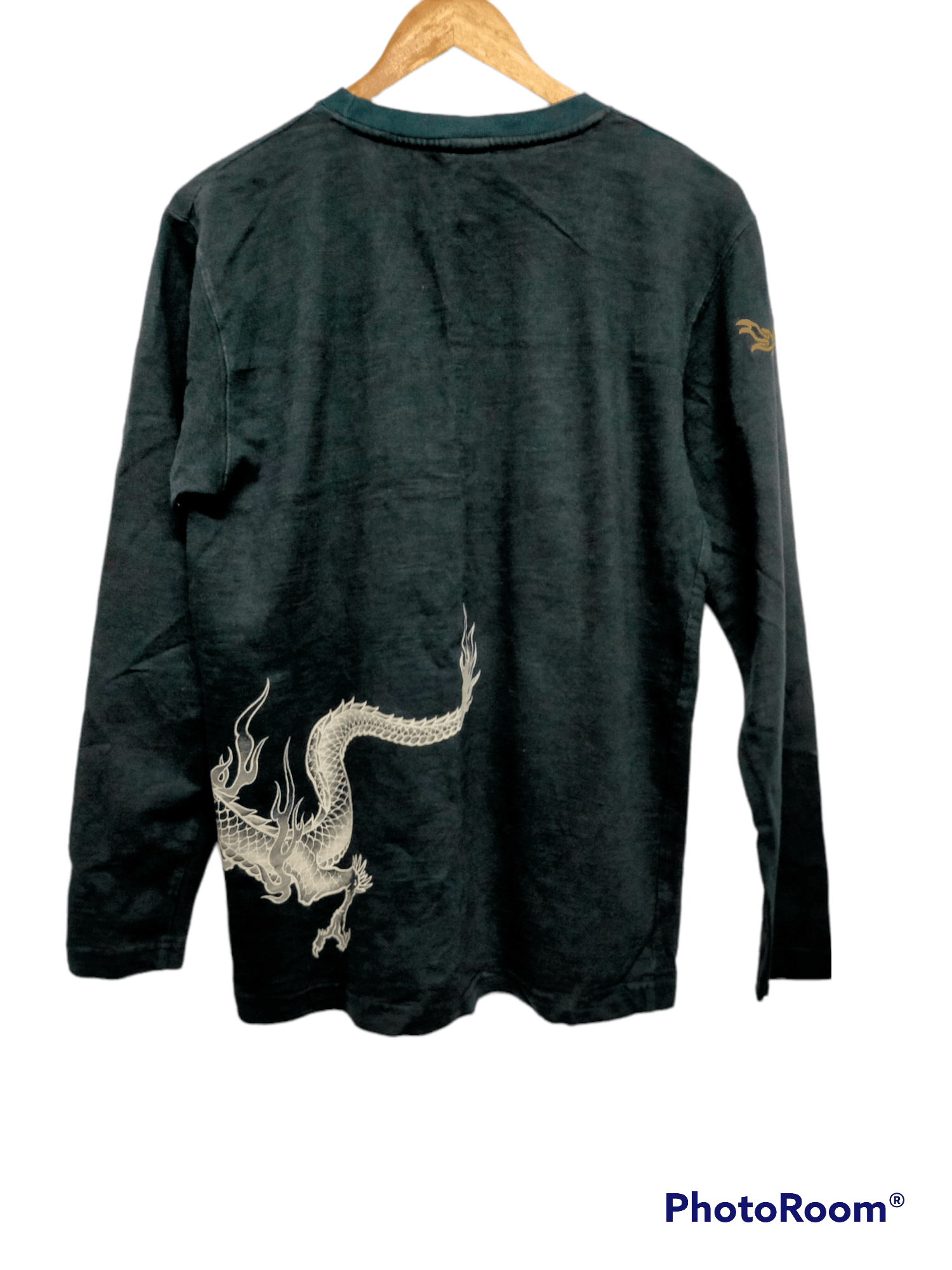 Japanese Brand Dragon Embroidery long sleeve tee Size US M / EU 48-50 / 2 - 2 Thumbnail