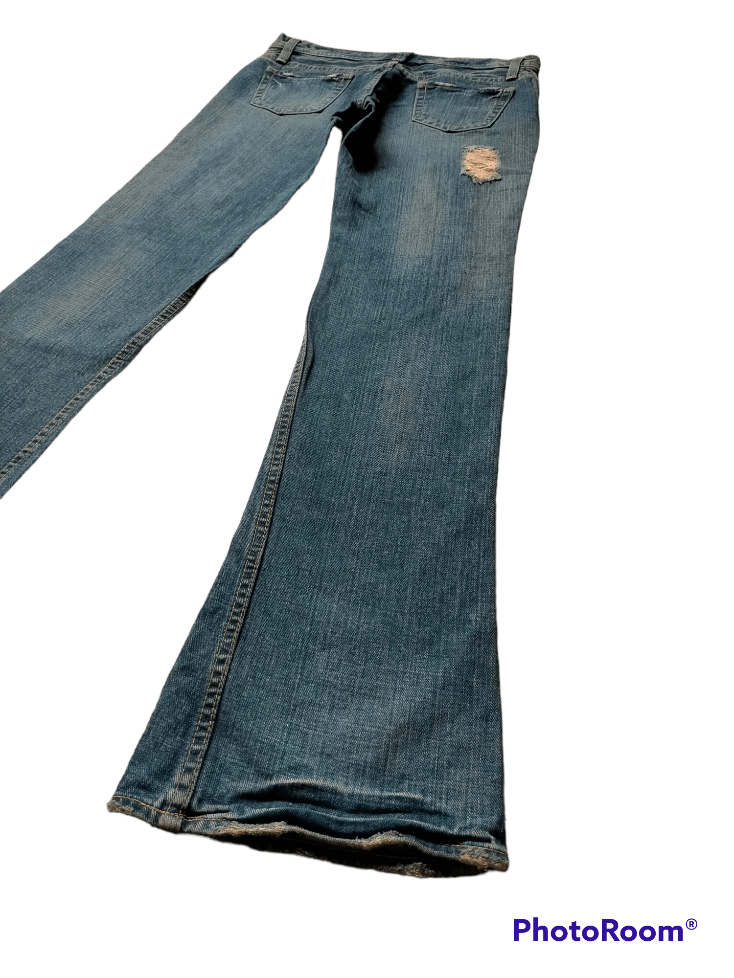 Japanese Brand Flare jeans Japanese Low rise denim boot cut Size 32" / US 10 / IT 46 - 14 Thumbnail