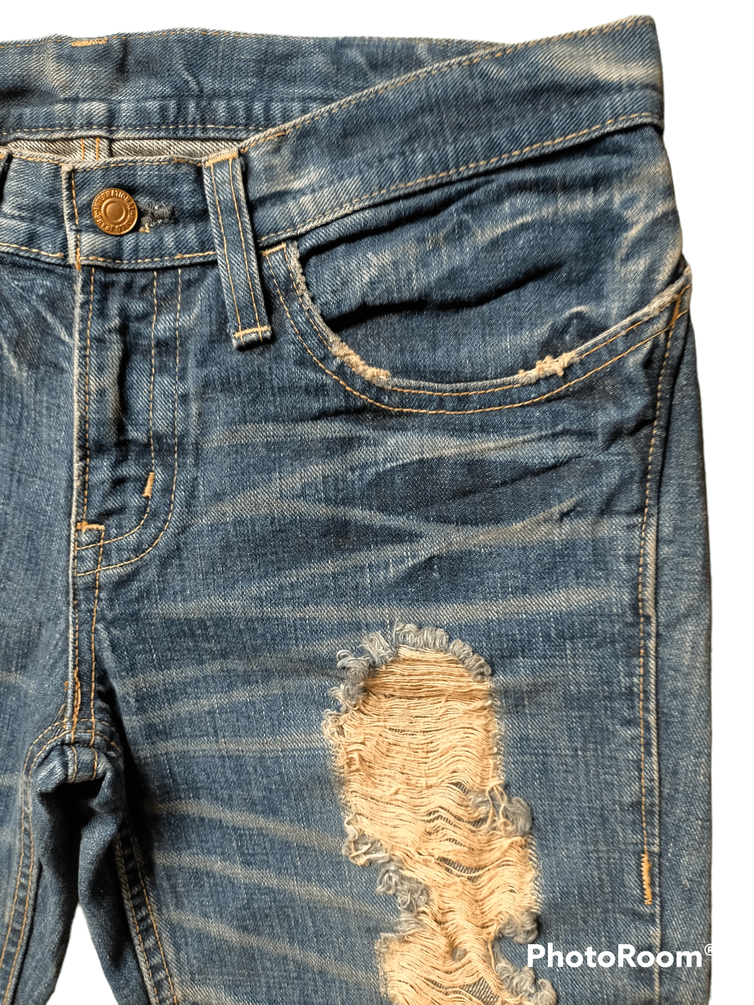 Japanese Brand Flare jeans Japanese Low rise denim boot cut Size 32" / US 10 / IT 46 - 7 Thumbnail