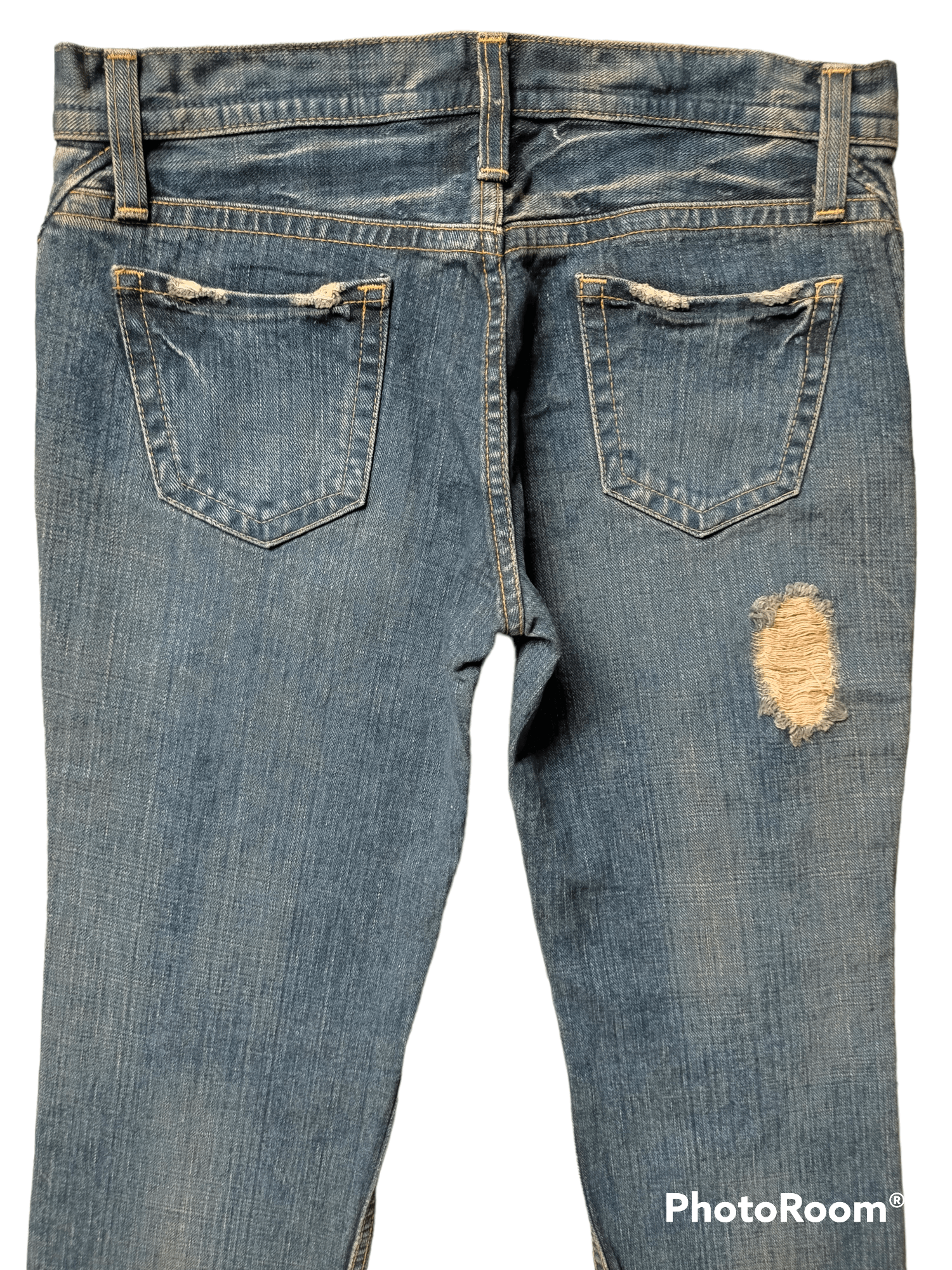 Japanese Brand Flare jeans Japanese Low rise denim boot cut Size 32" / US 10 / IT 46 - 17 Thumbnail