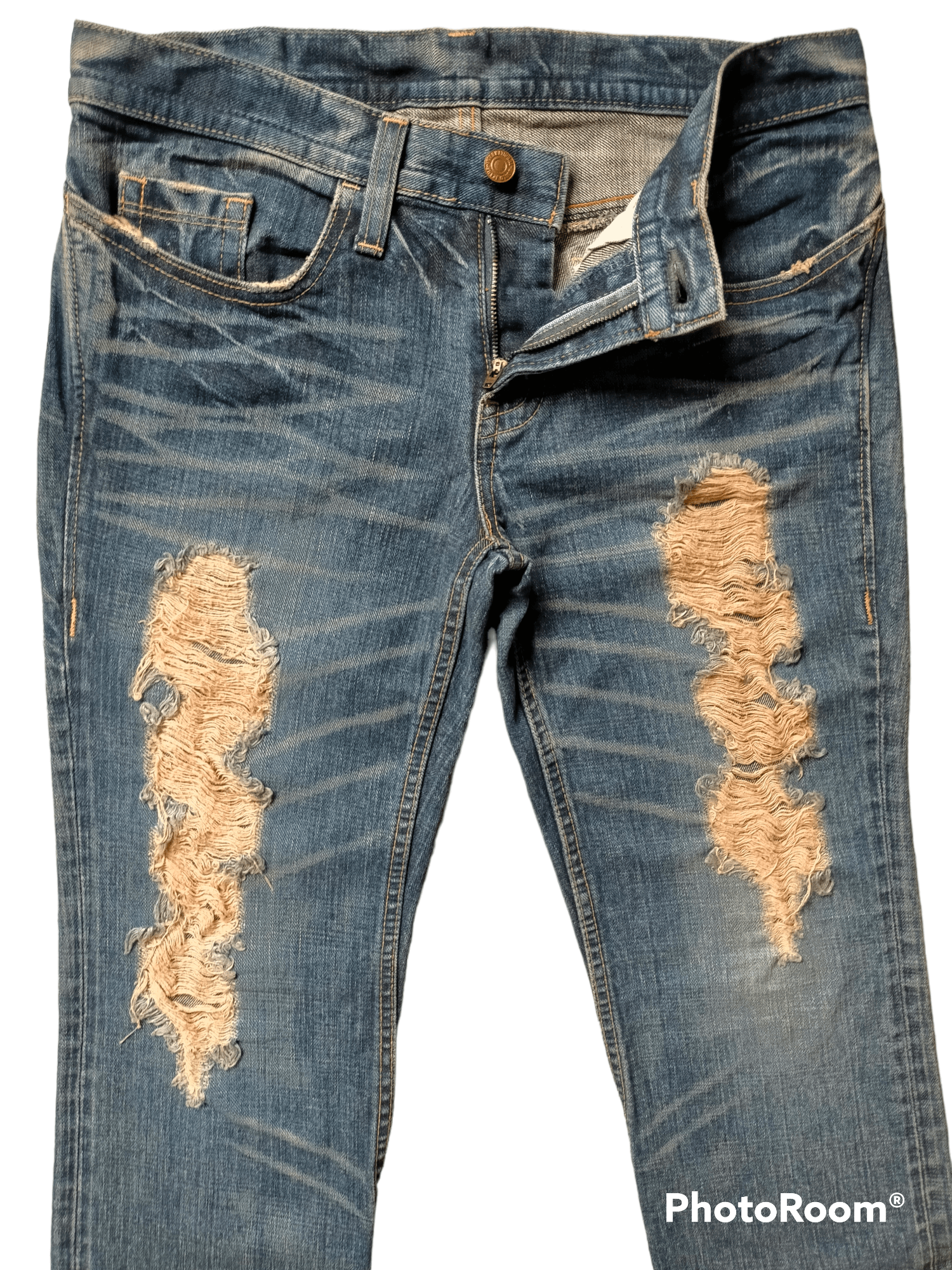 Japanese Brand Flare jeans Japanese Low rise denim boot cut Size 32" / US 10 / IT 46 - 6 Thumbnail
