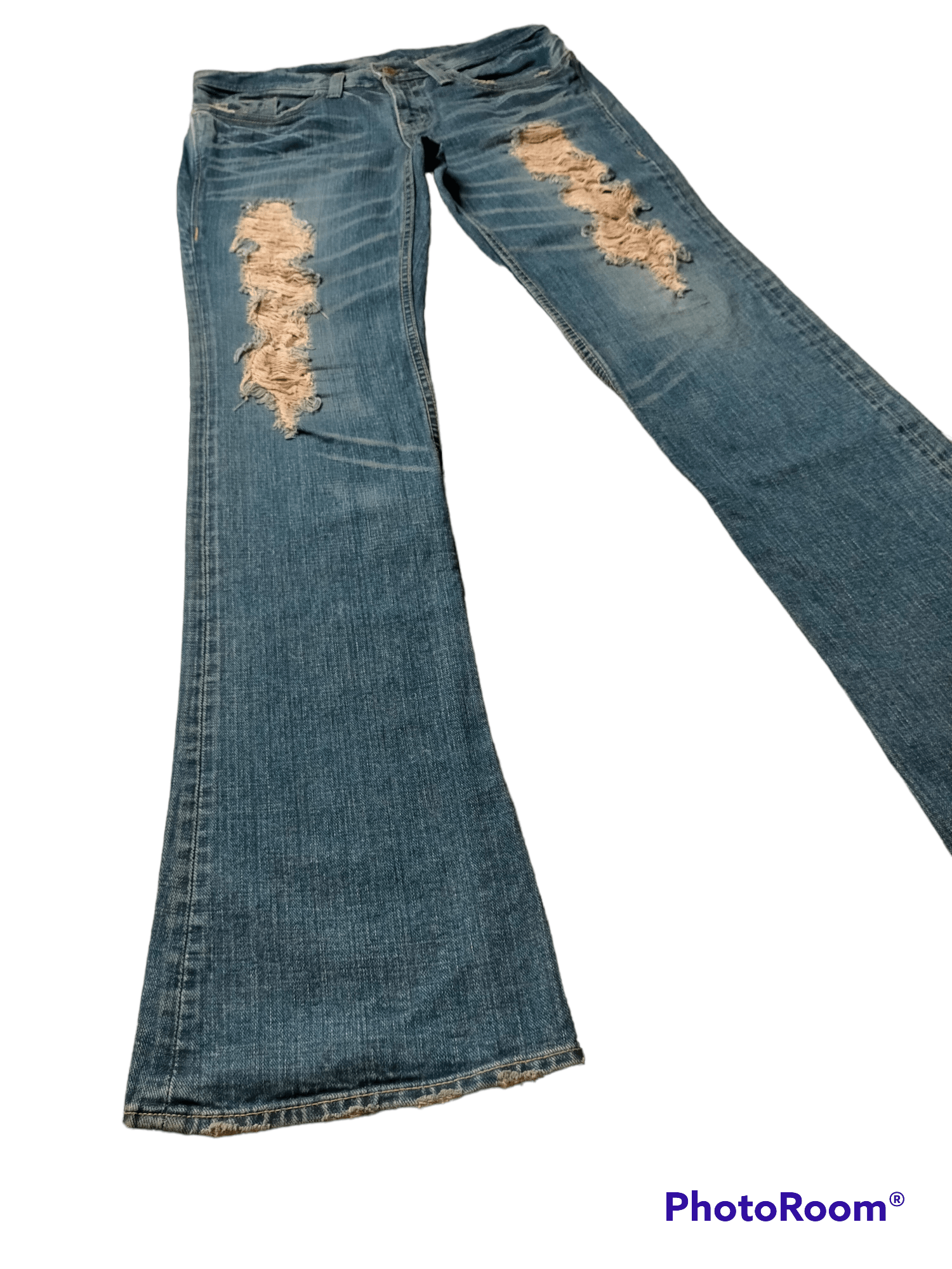 Flare jeans Japanese Low rise denim boot cut