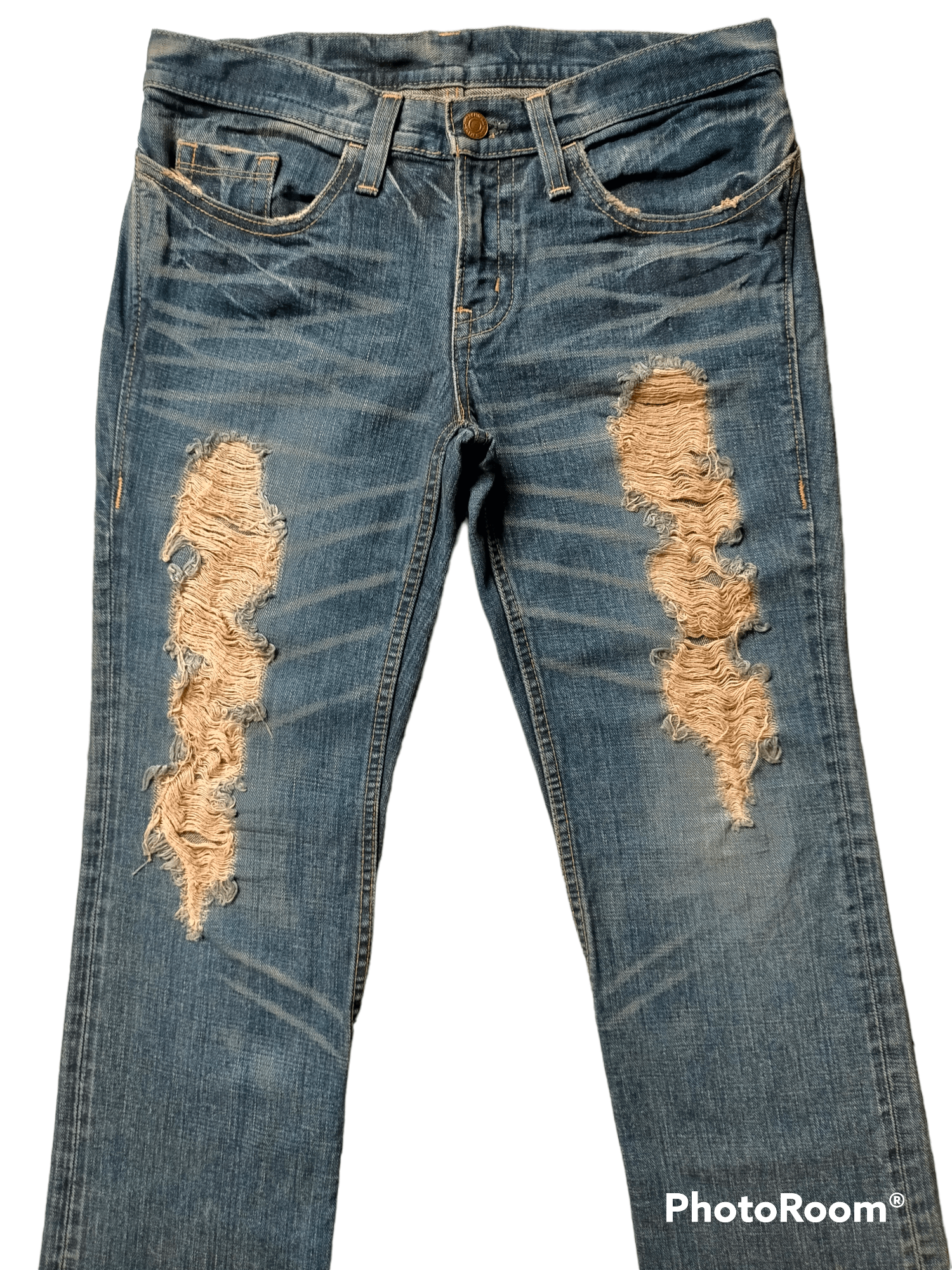 Japanese Brand Flare jeans Japanese Low rise denim boot cut Size 32" / US 10 / IT 46 - 4 Thumbnail