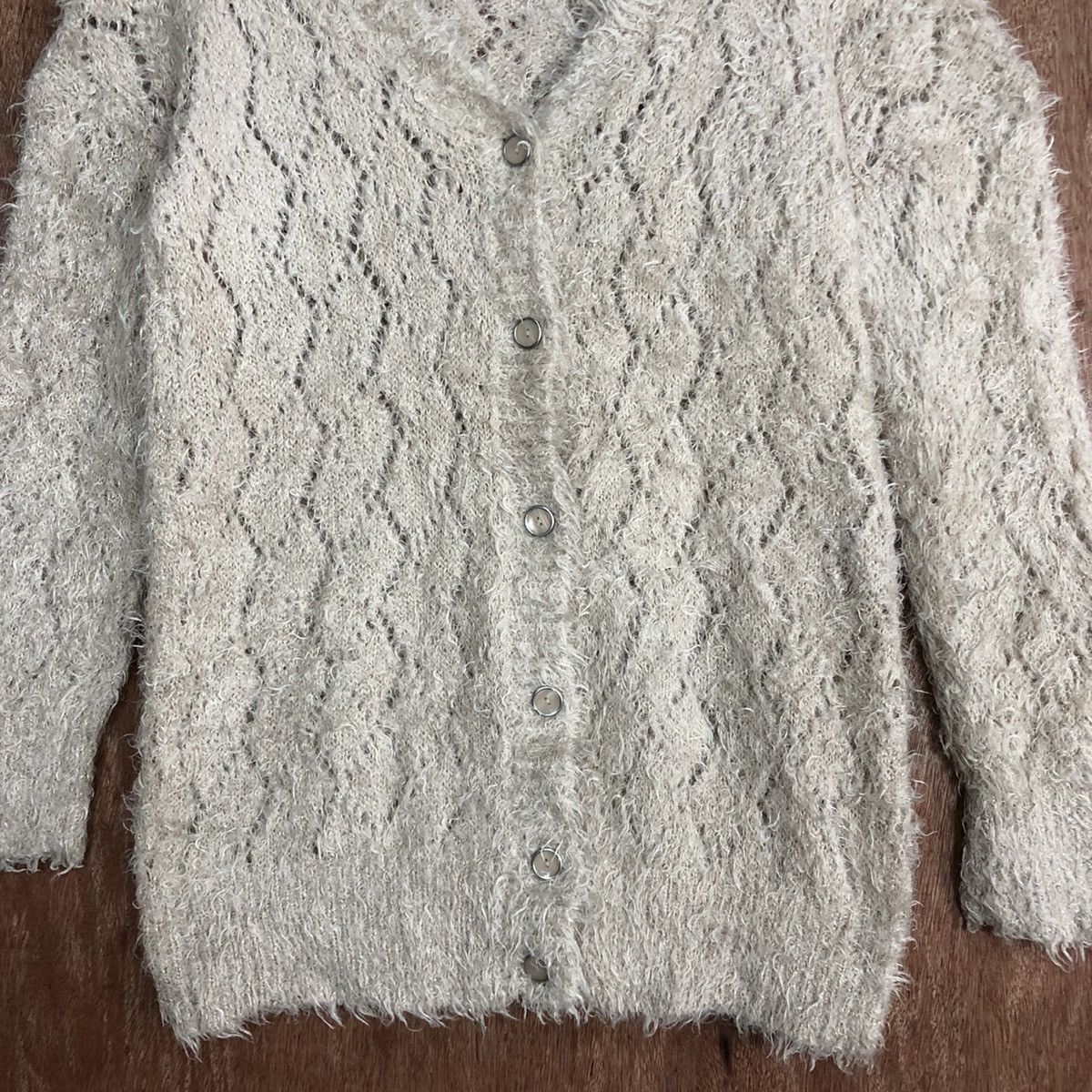 Japanese Brand Comfo-Strain Tokyo Mohair Cardigan Knitwear #0421 Size US M / EU 48-50 / 2 - 8 Thumbnail