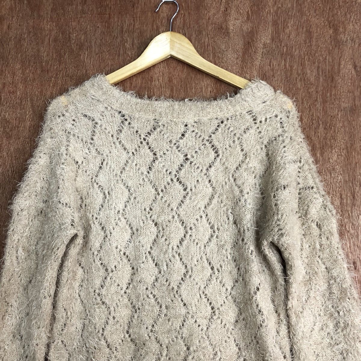 Japanese Brand Comfo-Strain Tokyo Mohair Cardigan Knitwear #0421 Size US M / EU 48-50 / 2 - 12 Thumbnail