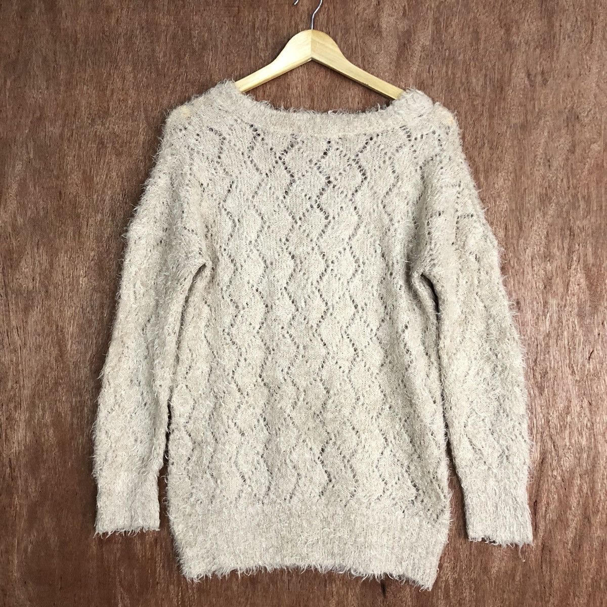 Japanese Brand Comfo-Strain Tokyo Mohair Cardigan Knitwear #0421 Size US M / EU 48-50 / 2 - 13 Thumbnail