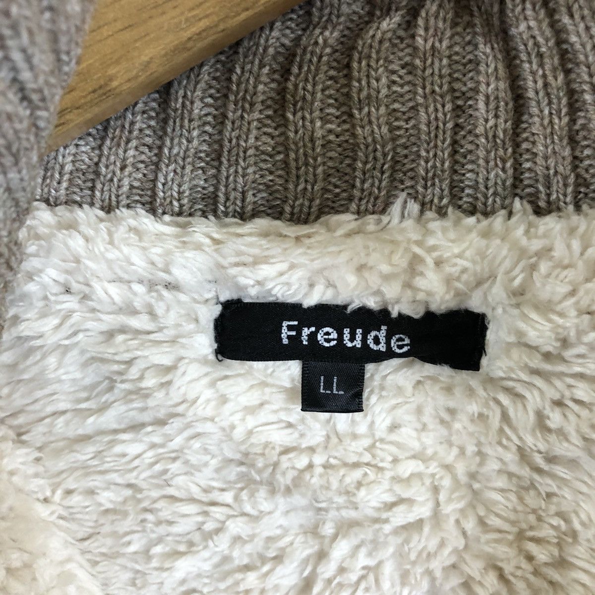 Japanese Brand × OVER THE STRiPES Freude Stripe Turtle neck Knitwear Sweater #075 Size US L / EU 52-54 / 3 - 5 Thumbnail