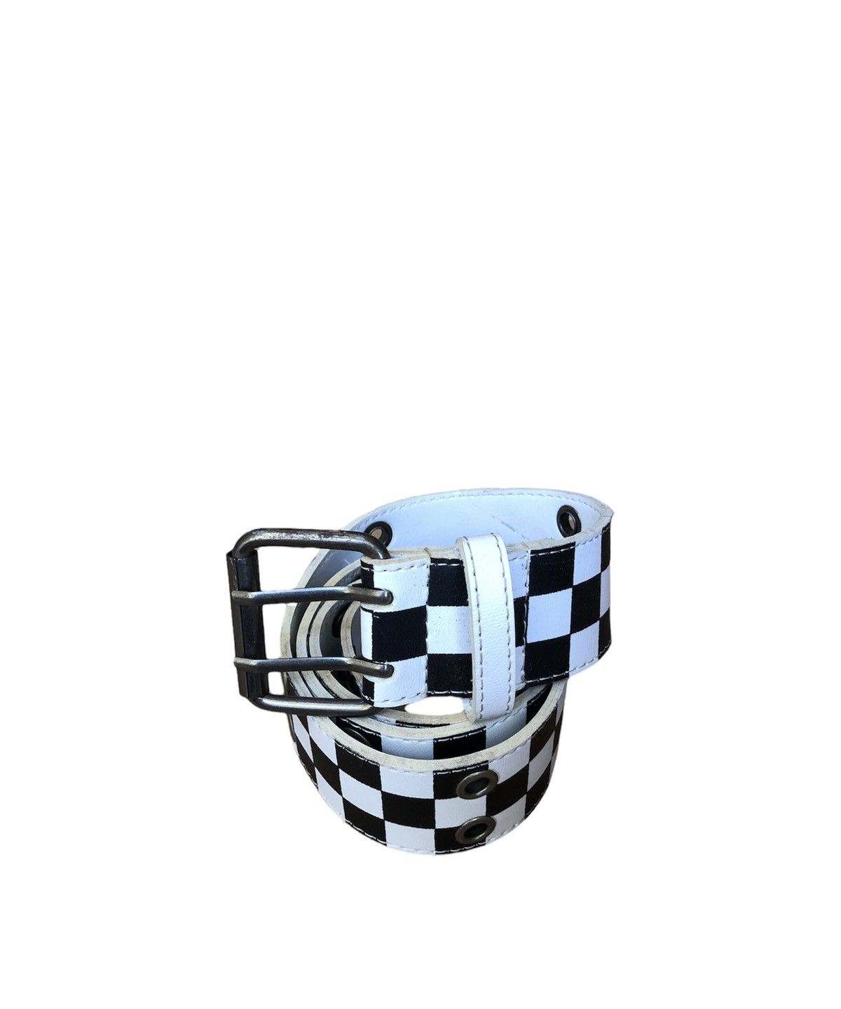 Rock Fashion Style Plaid Checkered Buckle Belts