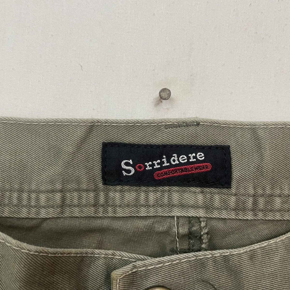 Japanese Brand Vtg Sorridere Distressed Multipocket Tactical Cargo Pants Size US 35 - 11 Thumbnail