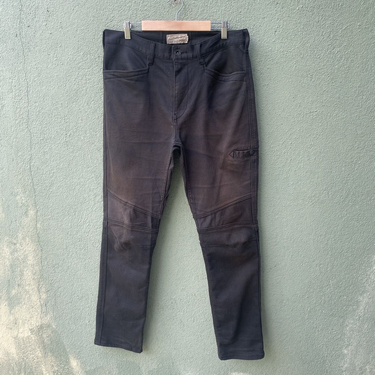 Avirex Vintage AVIREX USA Faded Black Trousers Casual Pants Size US 33 - 1 Thumbnail