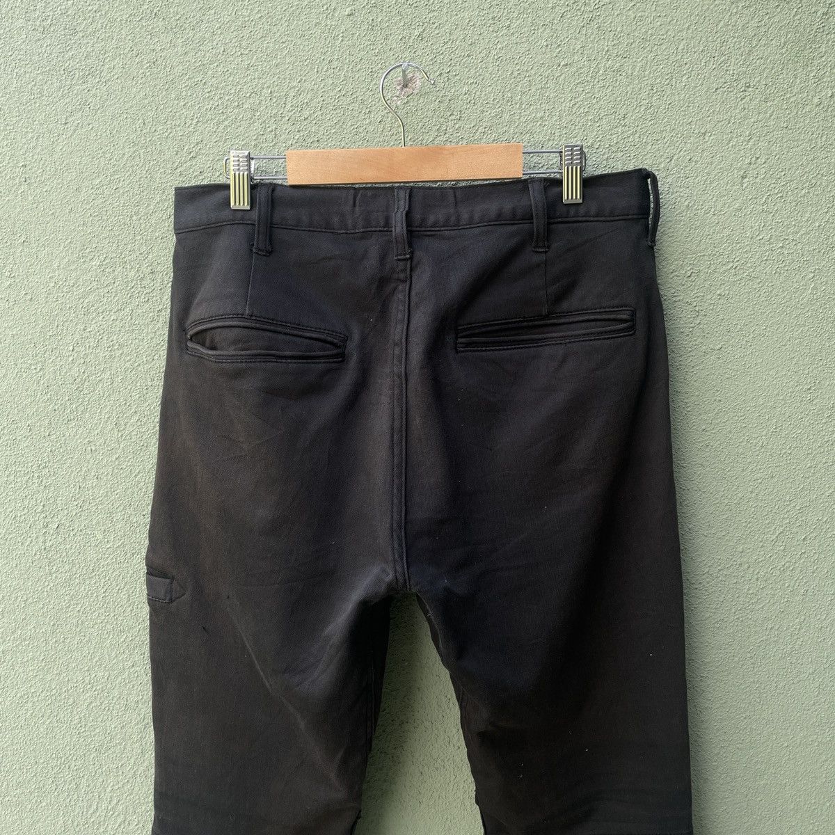 Avirex Vintage AVIREX USA Faded Black Trousers Casual Pants Size US 33 - 7 Thumbnail