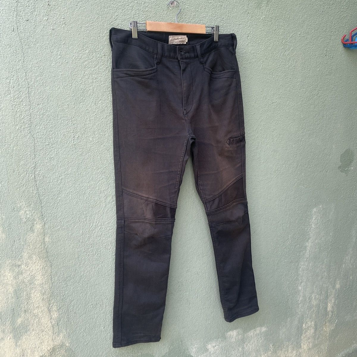 Avirex Vintage AVIREX USA Faded Black Trousers Casual Pants Size US 33 - 2 Thumbnail