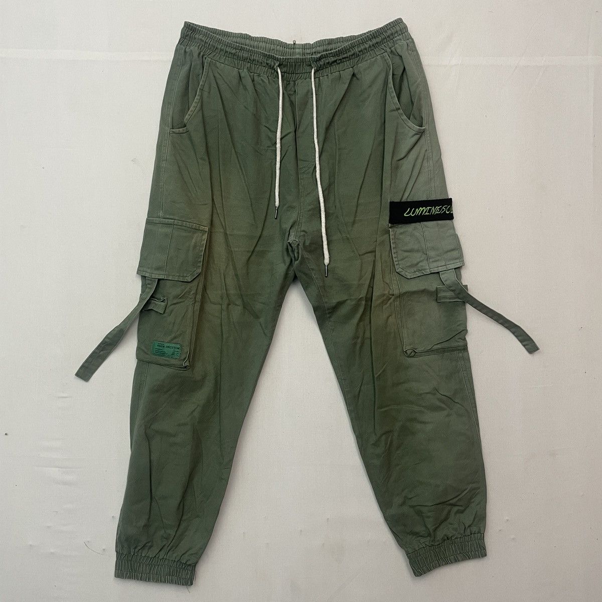 Japanese Faded Multipocket Bondage Jogger Cargo Pants