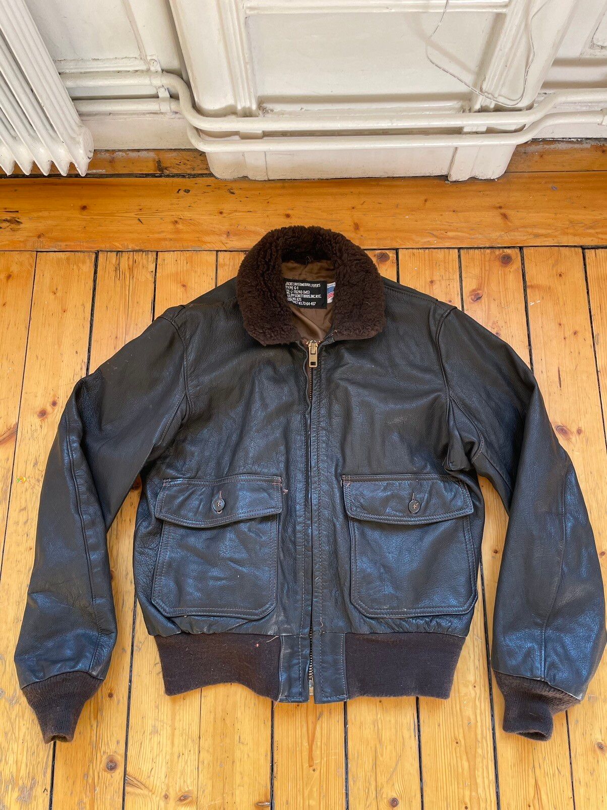 Schott Vintage Schott Bros NYC G1 Jacket 675, USN | Grailed