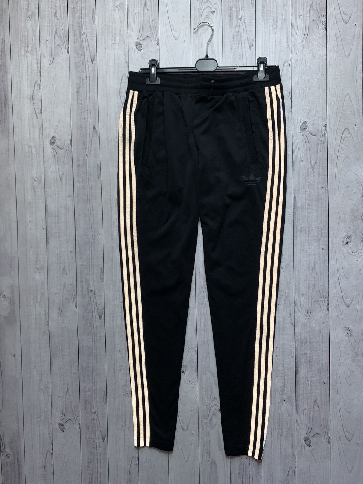 Vintage adidas originals joggers reflective stripes rare
