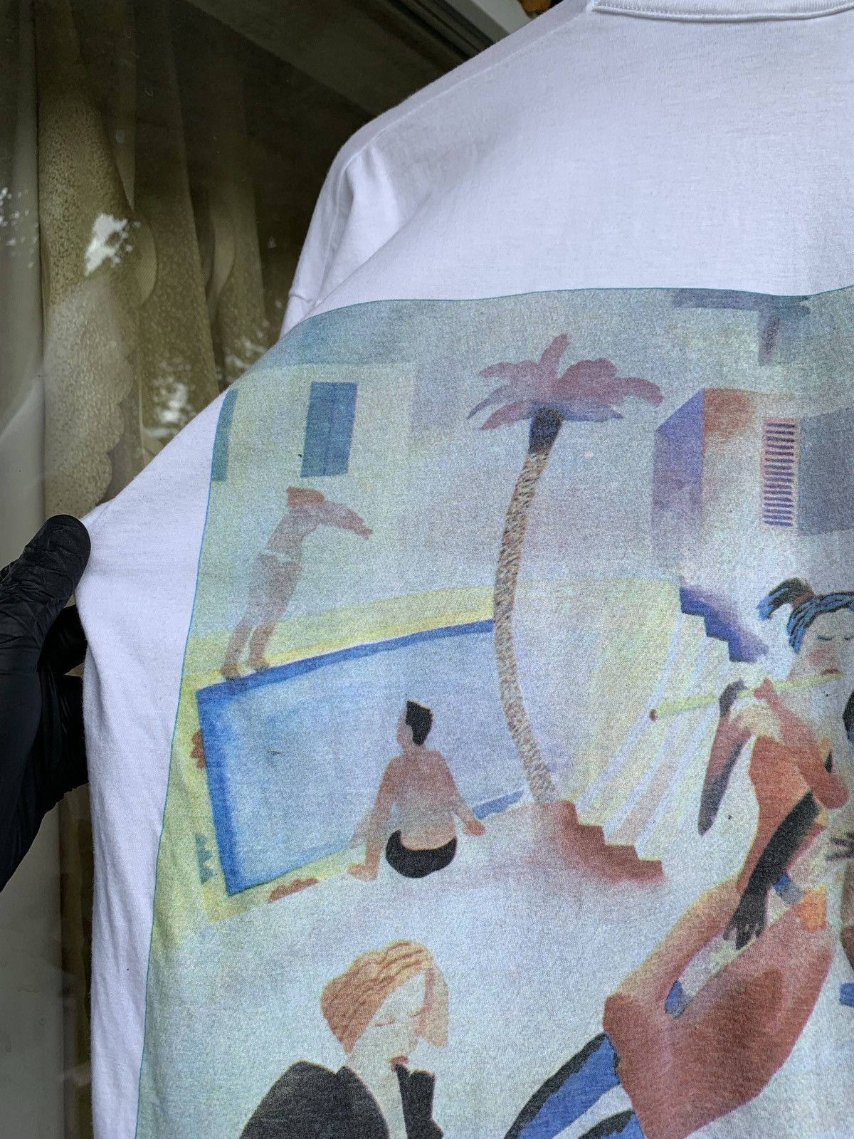 Vintage 1989 Vintage Cream Tea London Nick Orsborn Art Graphic Tee Size US XL / EU 56 / 4 - 17 Thumbnail