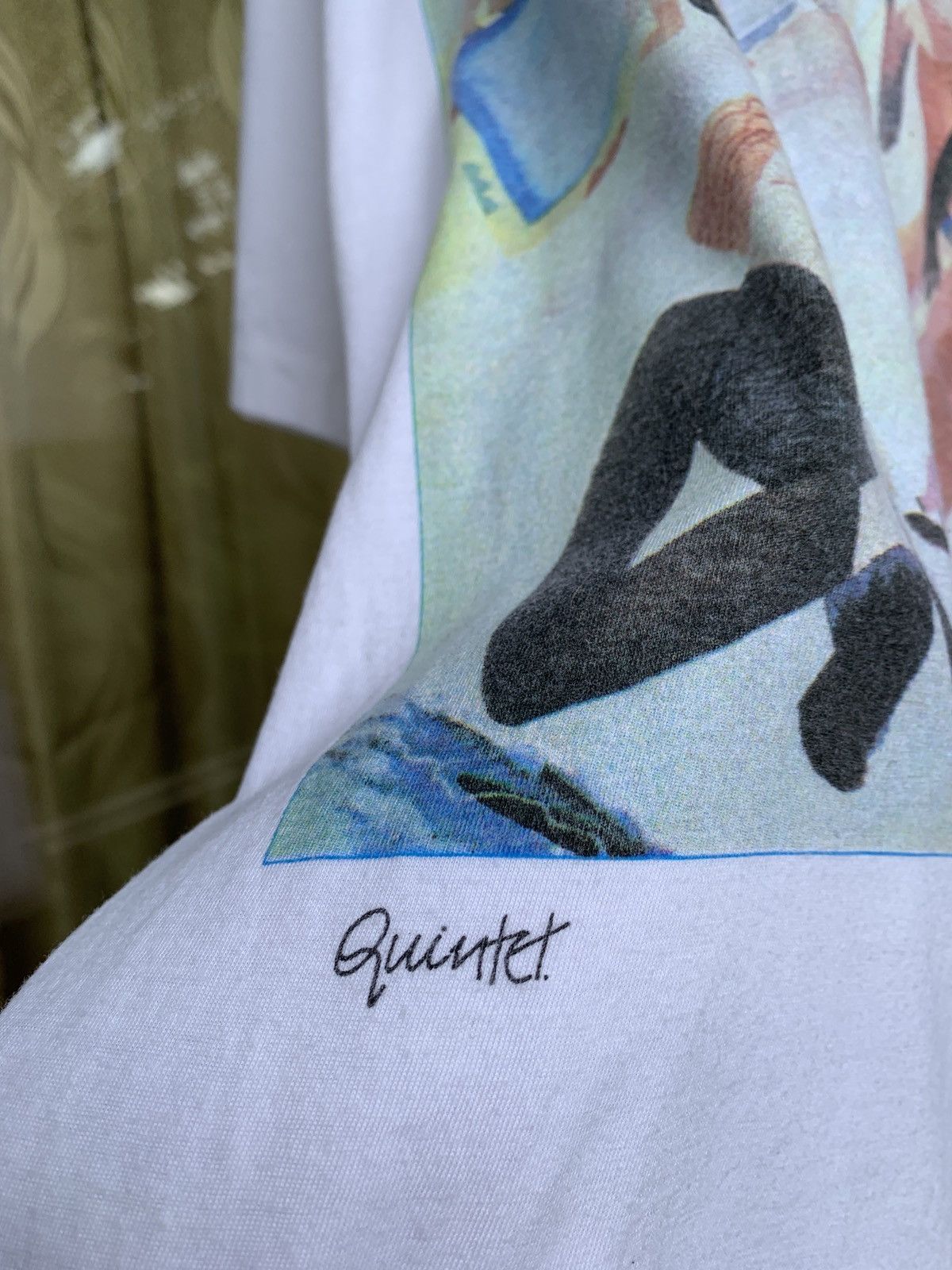 Vintage 1989 Vintage Cream Tea London Nick Orsborn Art Graphic Tee Size US XL / EU 56 / 4 - 9 Thumbnail