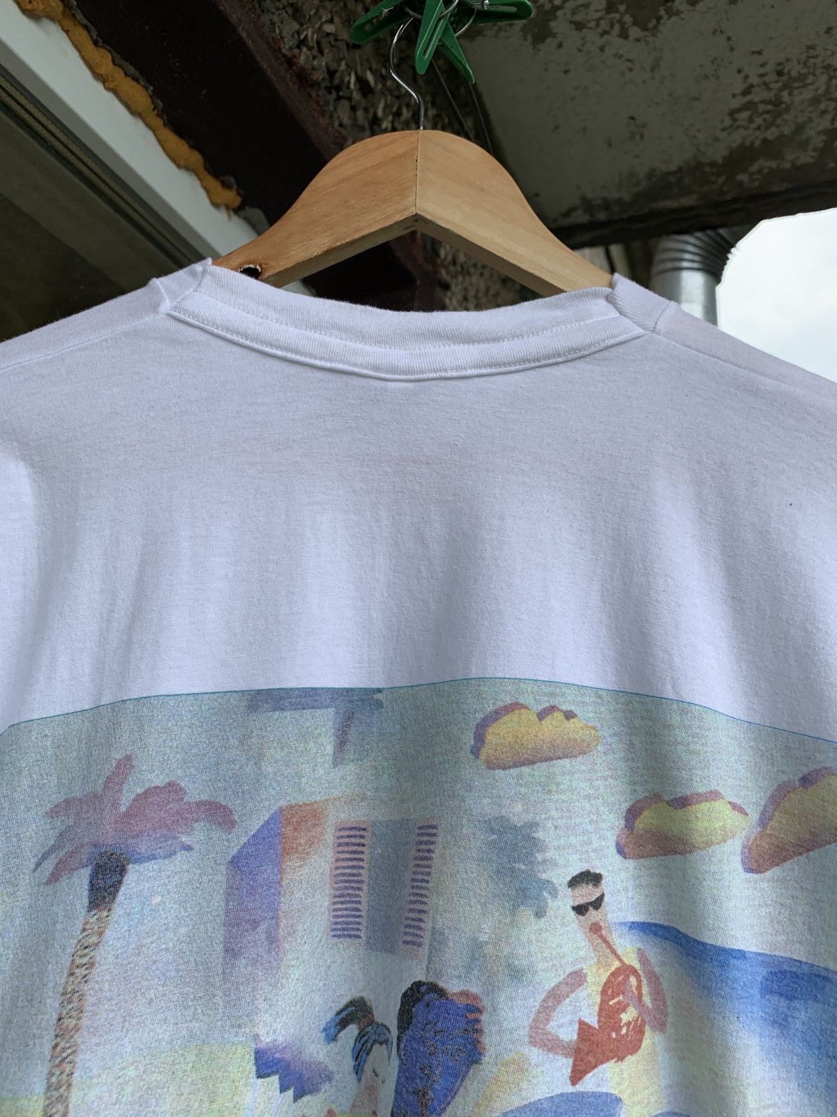 Vintage 1989 Vintage Cream Tea London Nick Orsborn Art Graphic Tee Size US XL / EU 56 / 4 - 15 Thumbnail