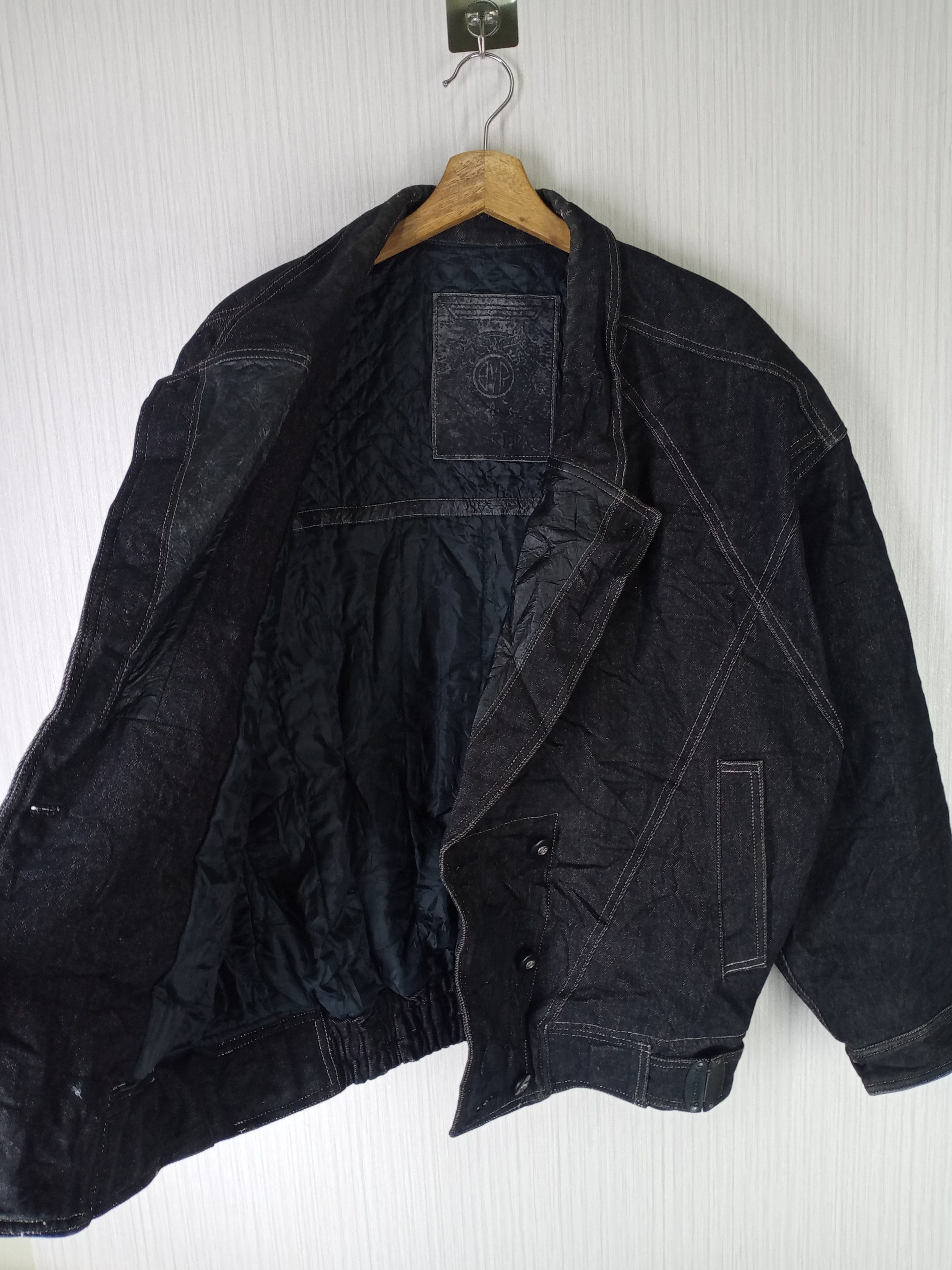 Japanese Brand Rare Vintage Black Pia Japanese Denim Jacket Size US L / EU 52-54 / 3 - 5 Thumbnail