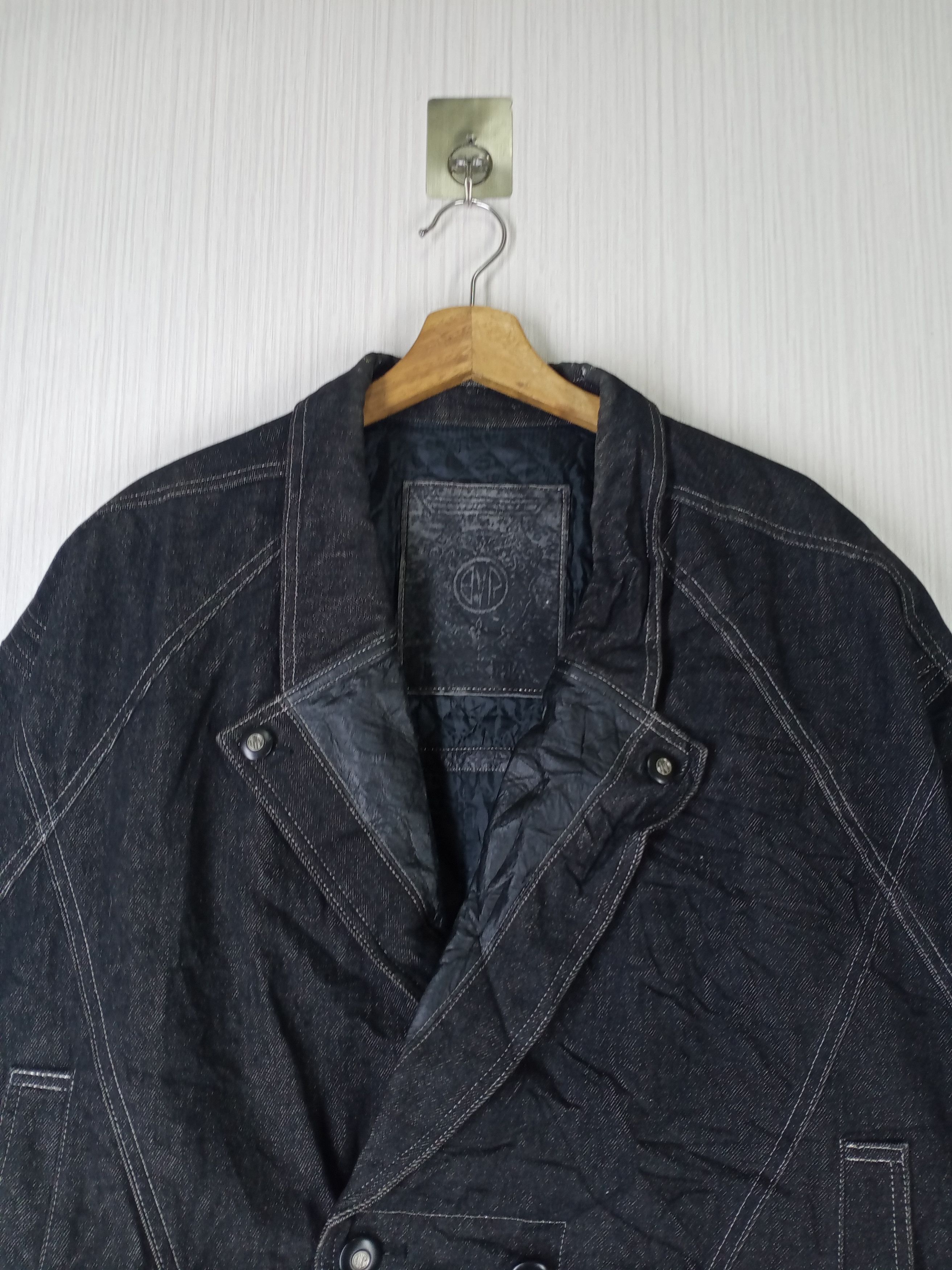 Japanese Brand Rare Vintage Black Pia Japanese Denim Jacket Size US L / EU 52-54 / 3 - 2 Thumbnail
