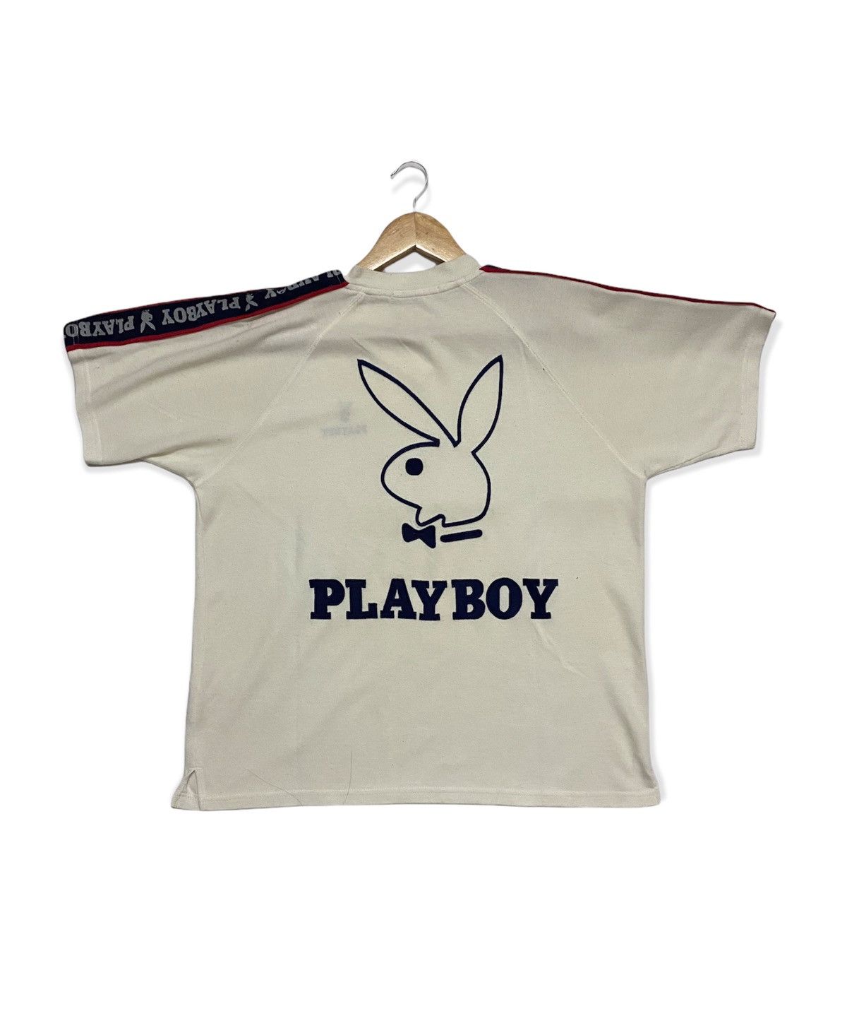 Playboy Rare Big Logo Sidetape Playboy Shirt Size US L / EU 52-54 / 3 - 1 Thumbnail