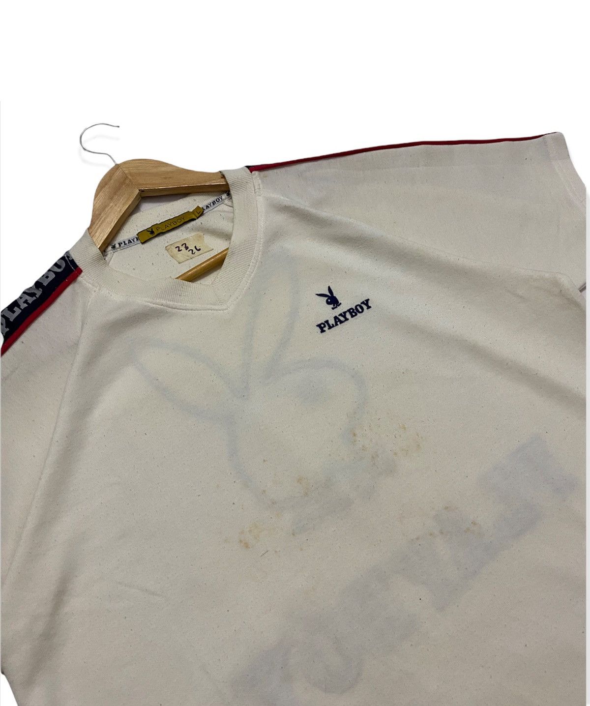 Playboy Rare Big Logo Sidetape Playboy Shirt Size US L / EU 52-54 / 3 - 8 Thumbnail