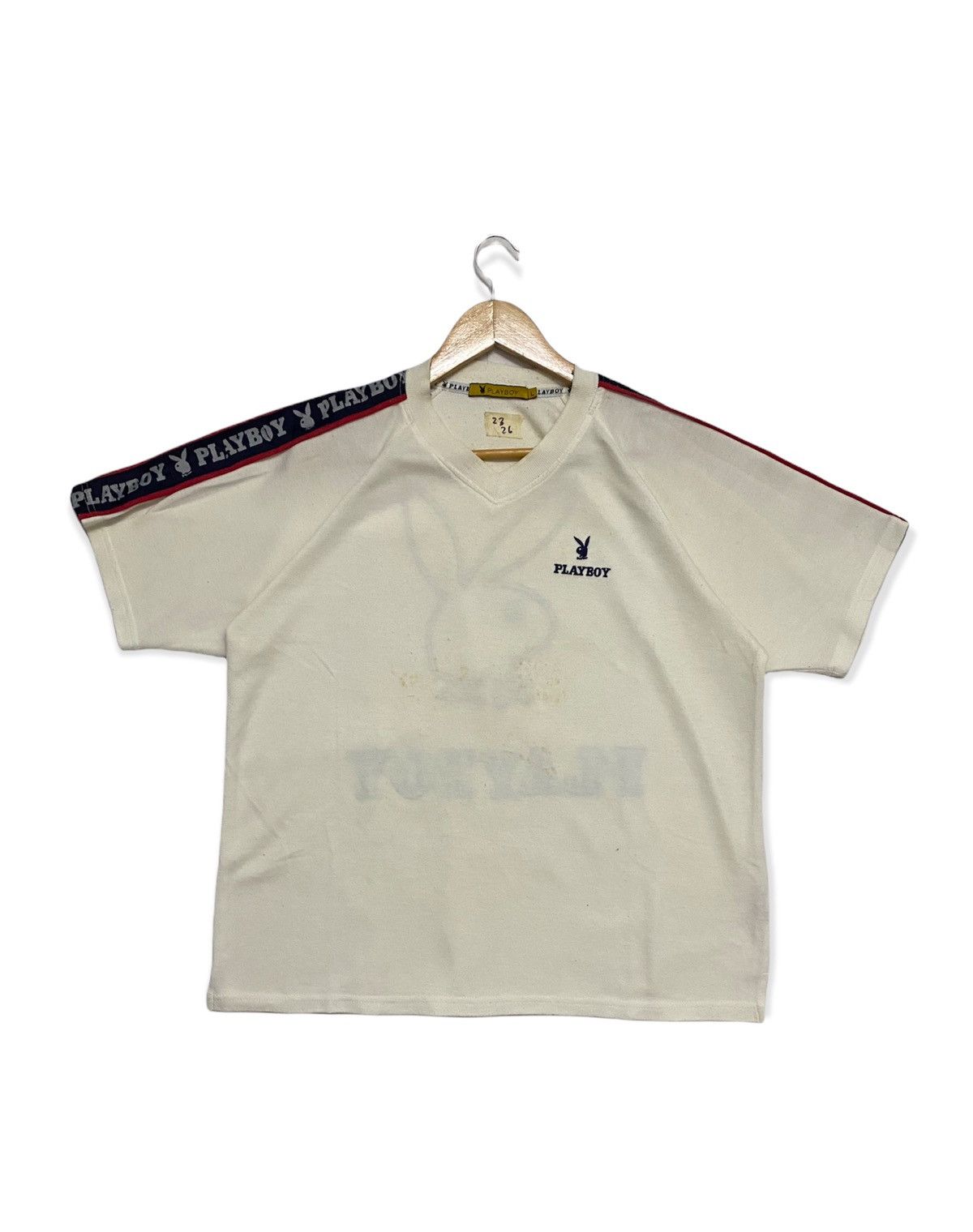 Playboy Rare Big Logo Sidetape Playboy Shirt Size US L / EU 52-54 / 3 - 2 Thumbnail