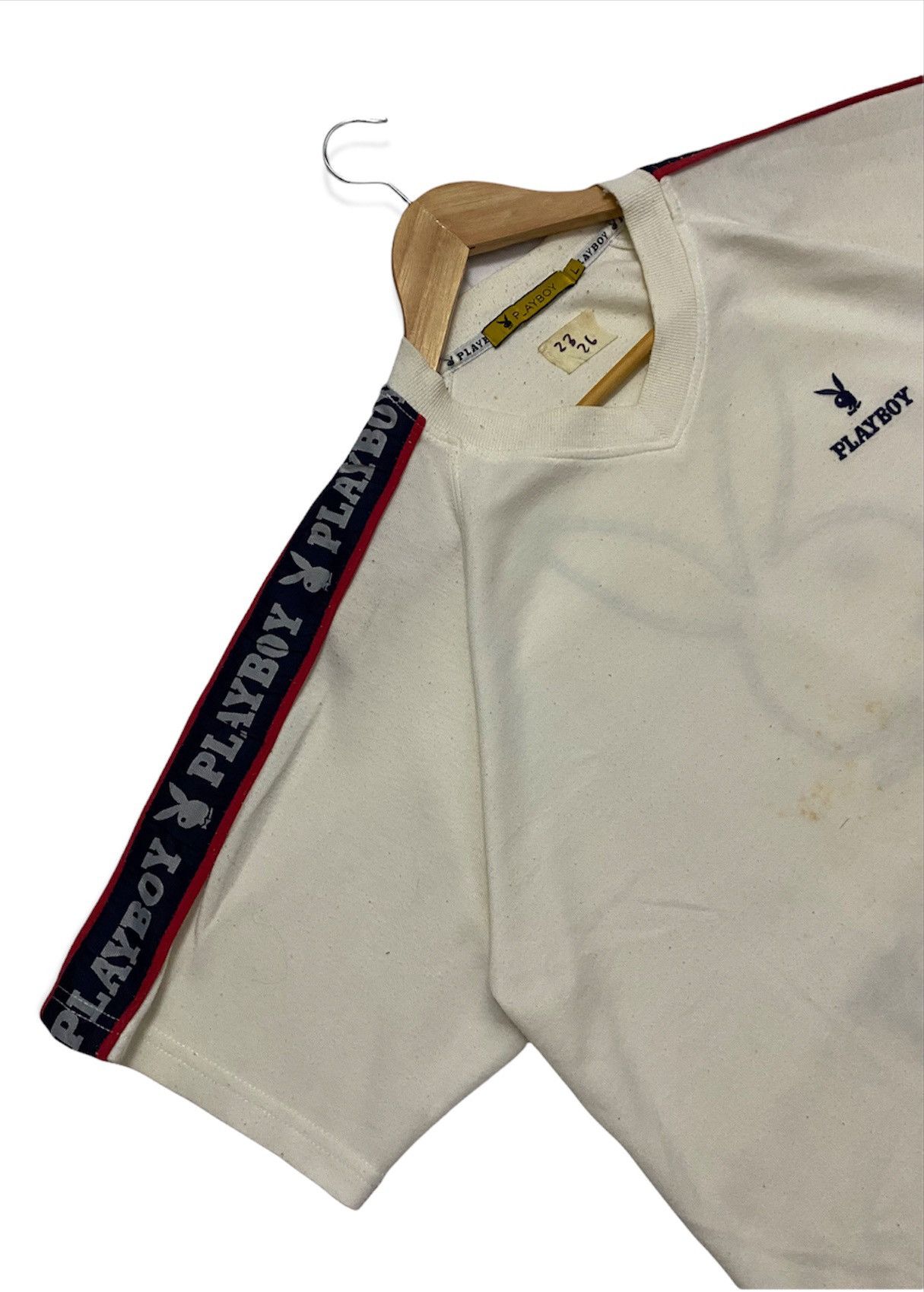 Playboy Rare Big Logo Sidetape Playboy Shirt Size US L / EU 52-54 / 3 - 7 Thumbnail