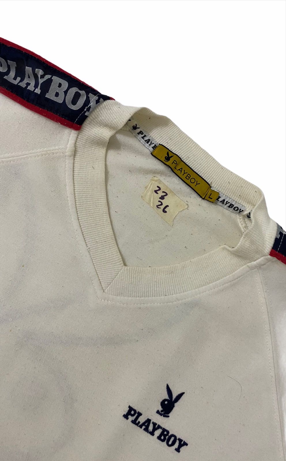 Playboy Rare Big Logo Sidetape Playboy Shirt Size US L / EU 52-54 / 3 - 4 Thumbnail