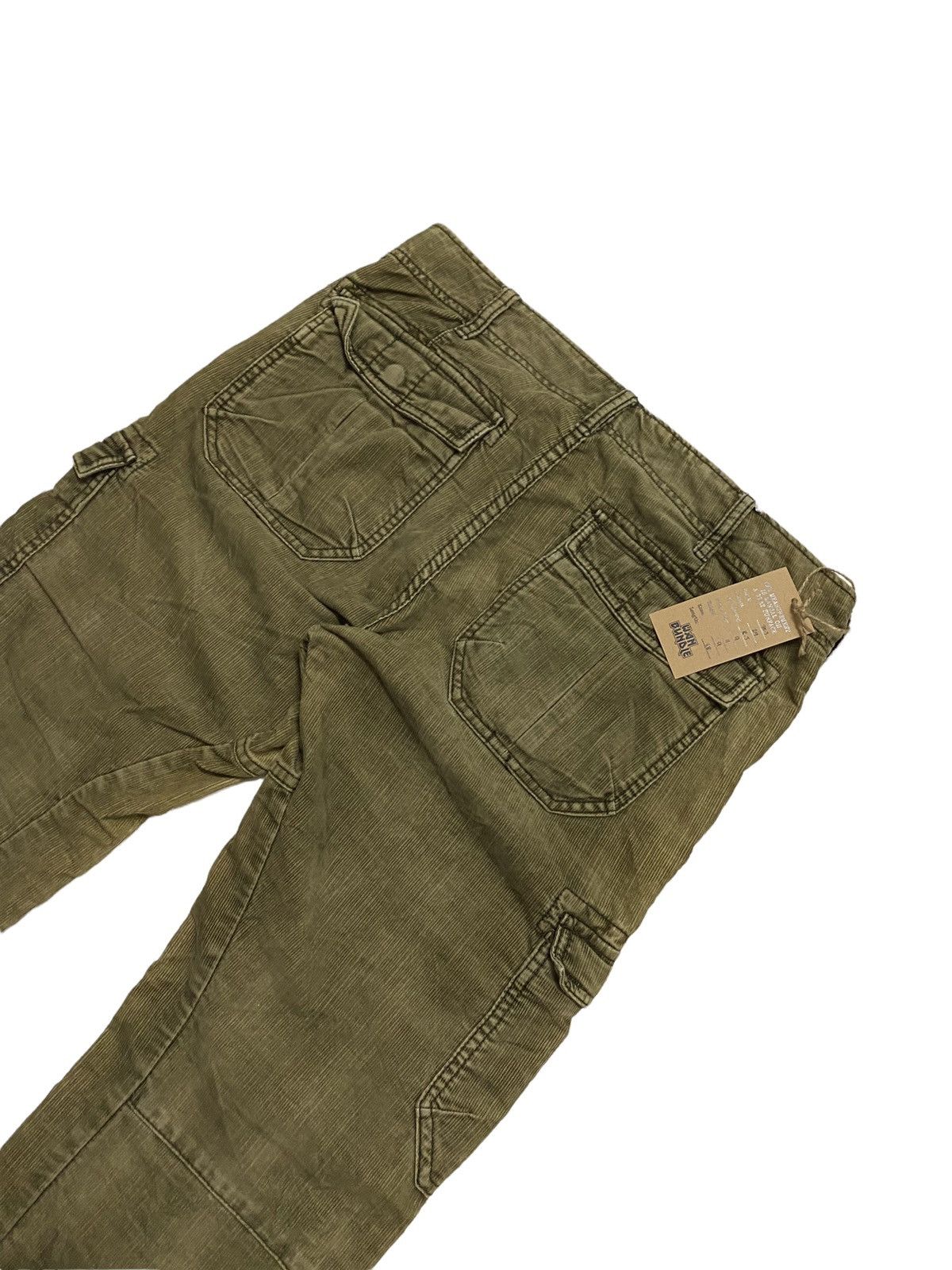 Japanese Brand Back Number Corduroy Cargo Multi Pocket Military Pants Size US 35 - 5 Thumbnail