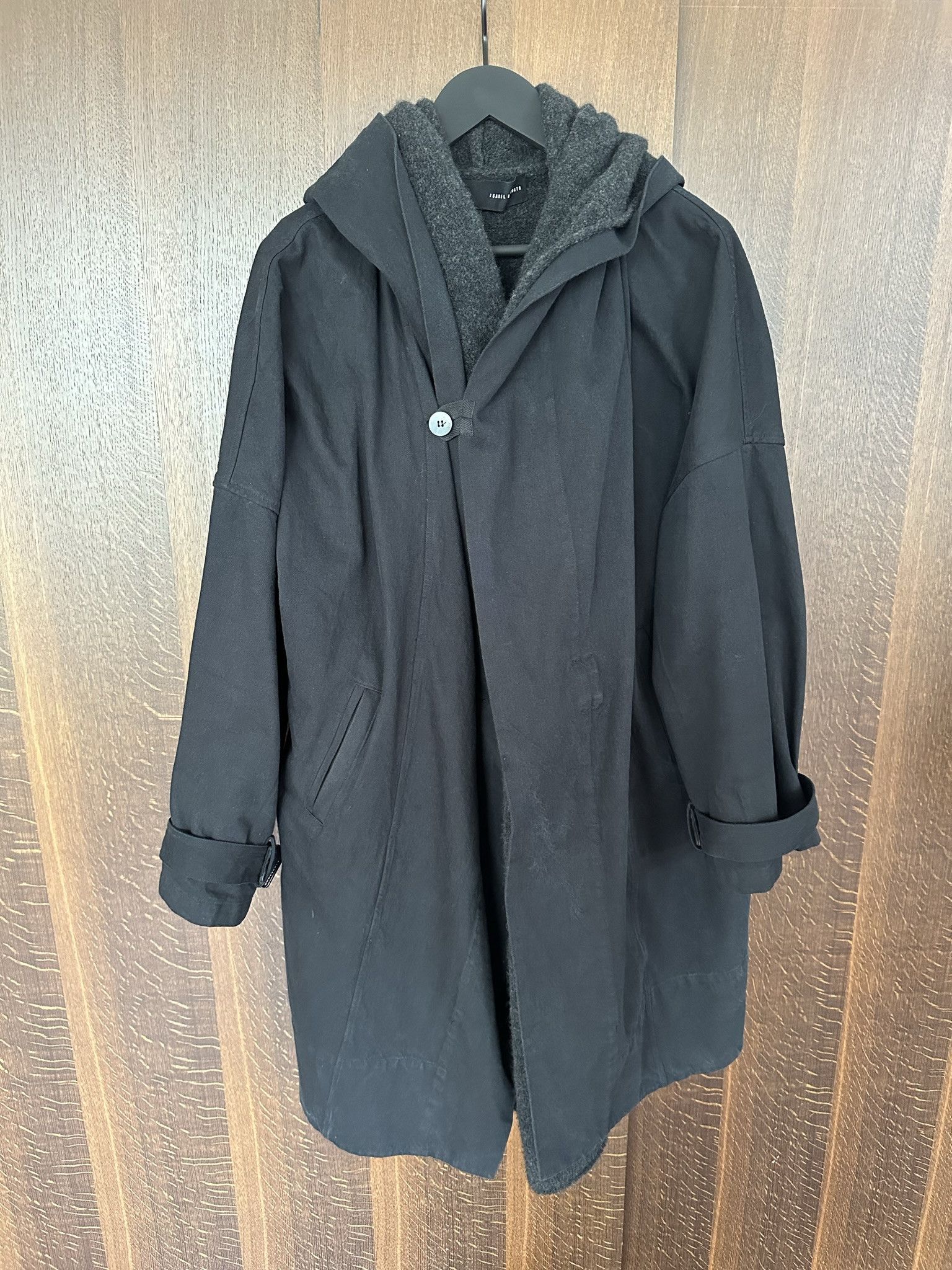 image of Isabel Benenato Hybrid Parka Size 50 in Black, Men's