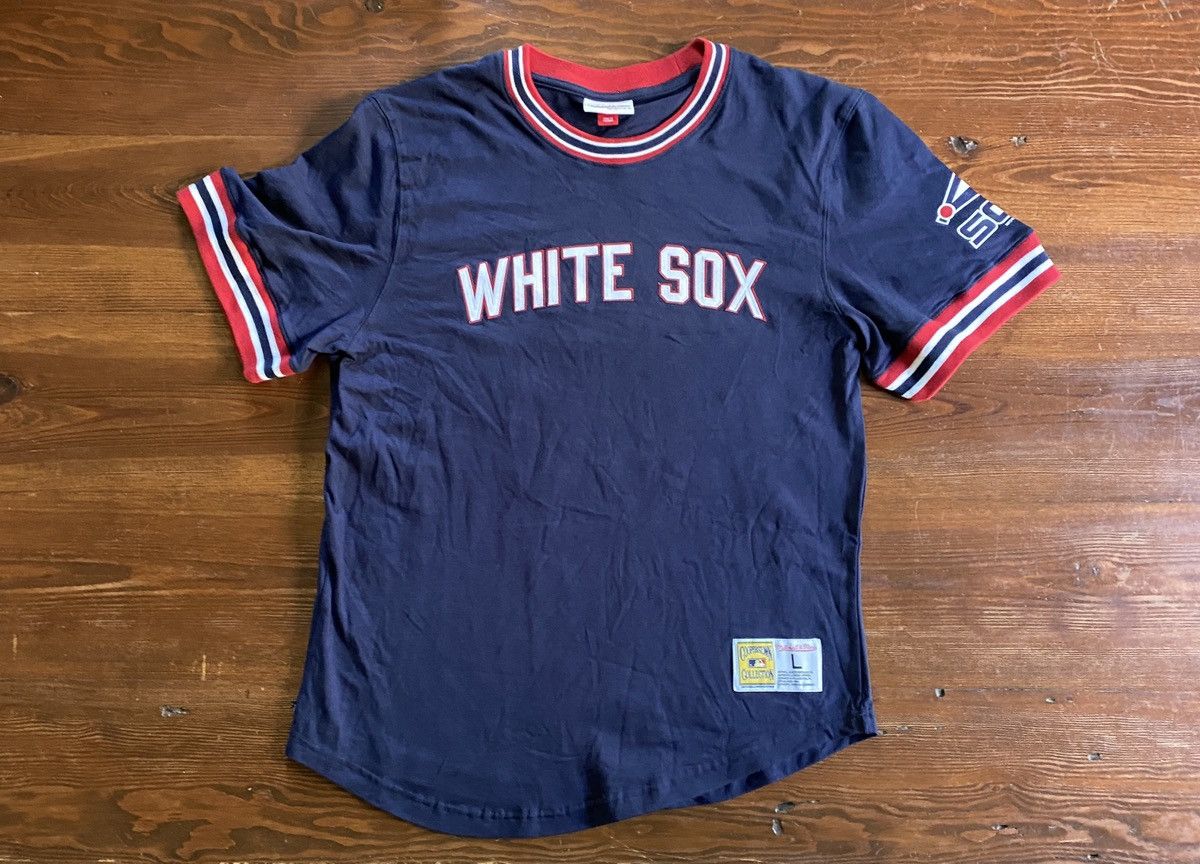Cooperstown Collection Chicago White Sox Mitchell & Ness Retro Jersey Baseball Tee Size US L / EU 52-54 / 3 - 2 Thumbnail