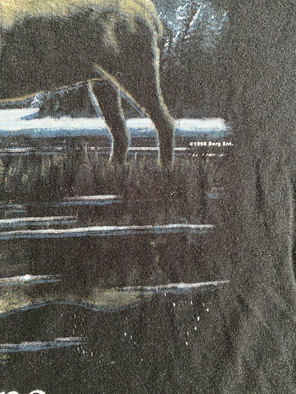 Fruit Of The Loom Vintage ‘98 Moose Maine Black Short Single Stitch Tee Size US XXS / EU 40 - 8 Thumbnail