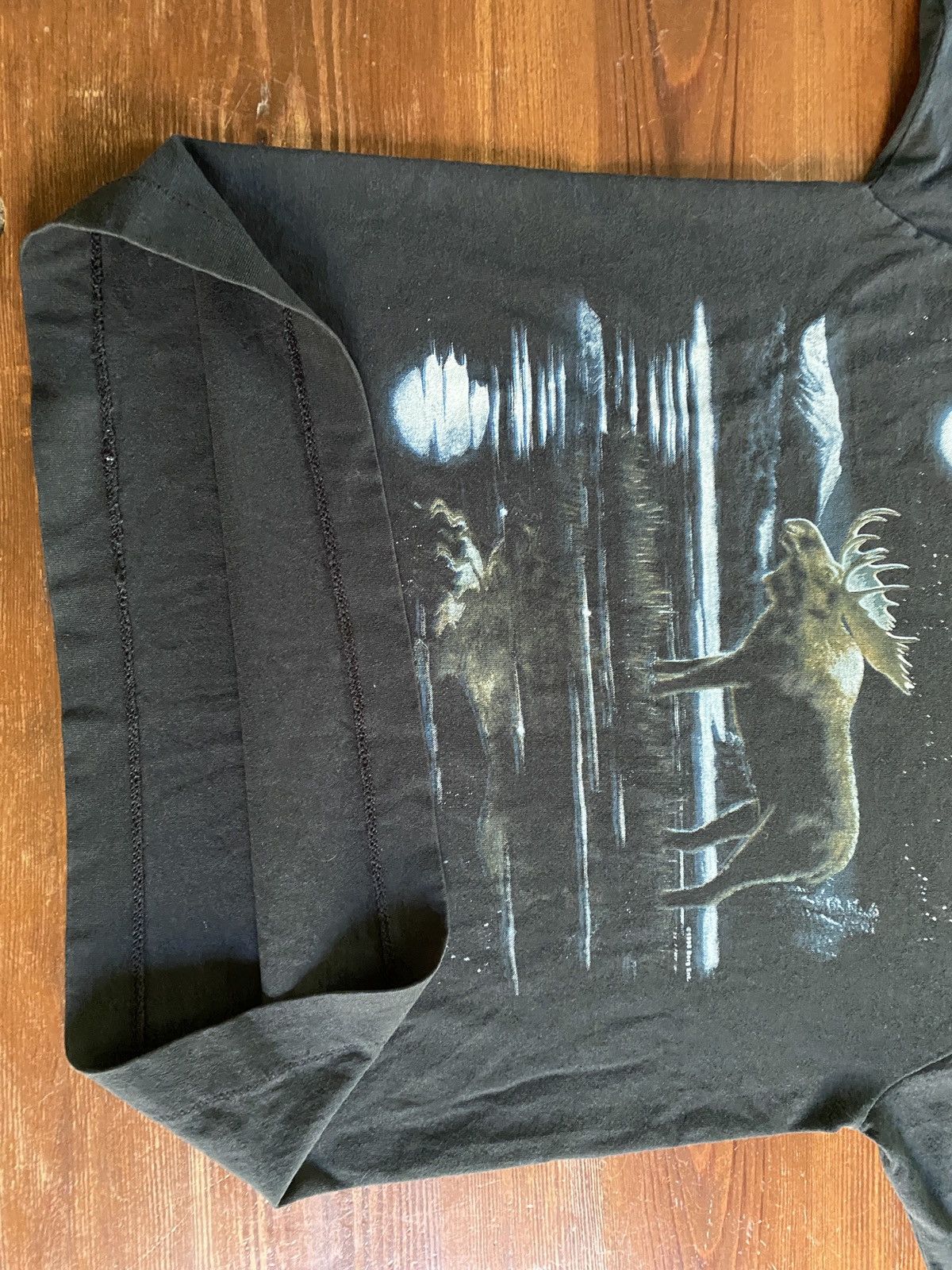 Fruit Of The Loom Vintage ‘98 Moose Maine Black Short Single Stitch Tee Size US XXS / EU 40 - 15 Thumbnail