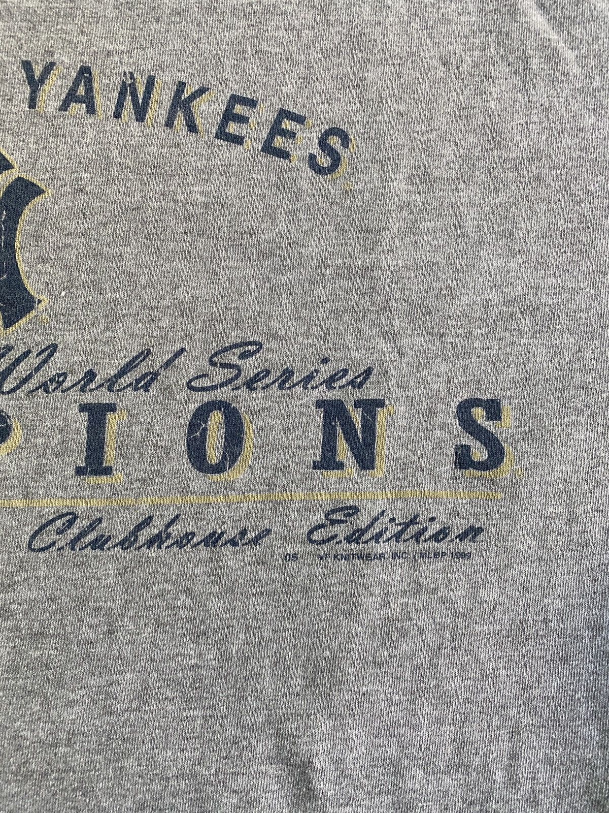 New York Yankees Vintage 1999 New York Yankees World Series Champs Lee Tee Size US XXL / EU 58 / 5 - 4 Thumbnail