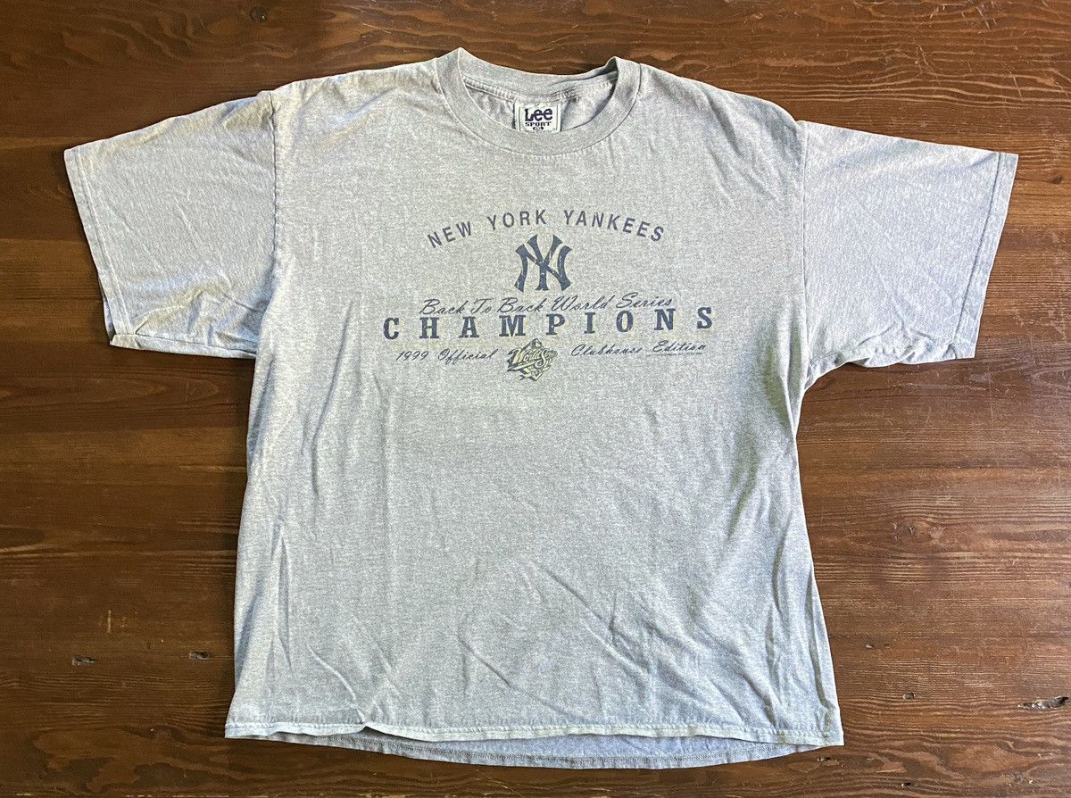 New York Yankees Vintage 1999 New York Yankees World Series Champs Lee Tee Size US XXL / EU 58 / 5 - 1 Thumbnail
