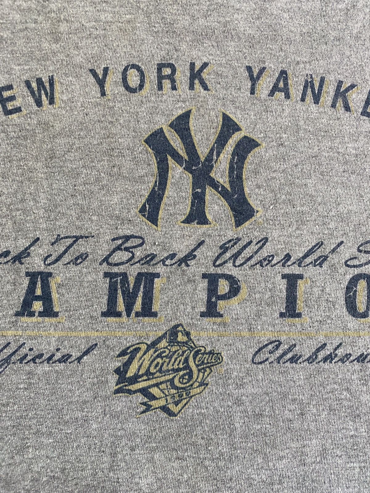 New York Yankees Vintage 1999 New York Yankees World Series Champs Lee Tee Size US XXL / EU 58 / 5 - 3 Thumbnail