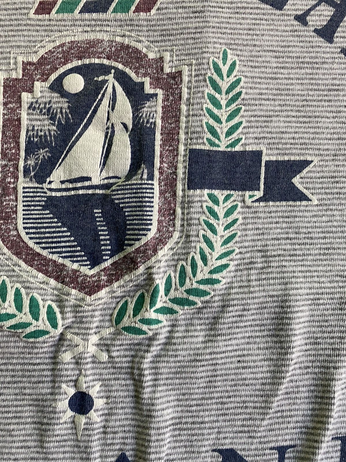 Vintage Vintage 90’s Hilton Head Head Striped Single Stitch Tee Size US L / EU 52-54 / 3 - 6 Thumbnail