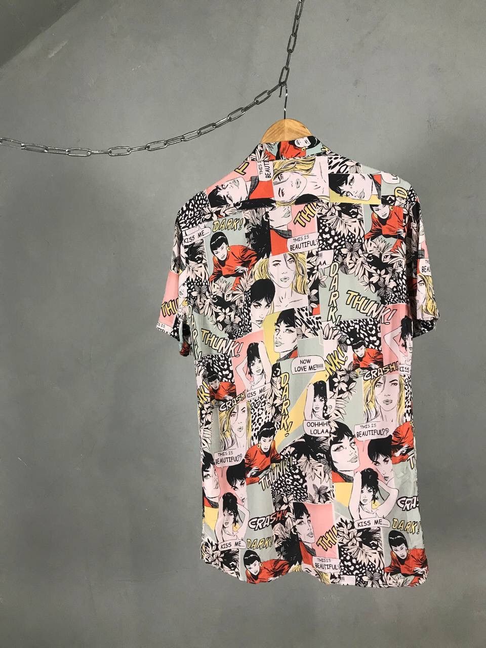 Other Zara Man crazy Hawaiian street fashion overprinted shirt Size US S / EU 44-46 / 1 - 5 Thumbnail