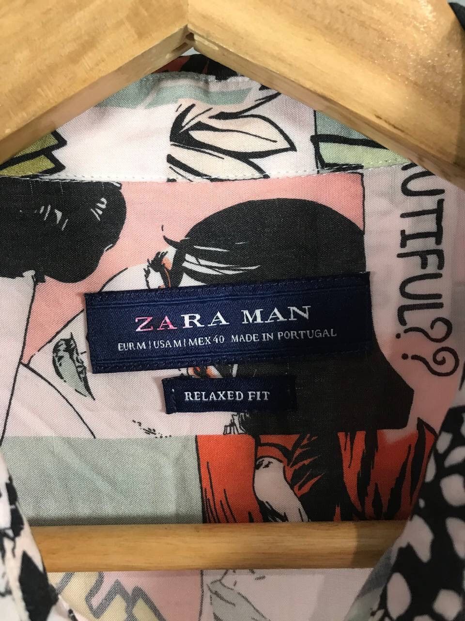 Other Zara Man crazy Hawaiian street fashion overprinted shirt Size US S / EU 44-46 / 1 - 4 Thumbnail