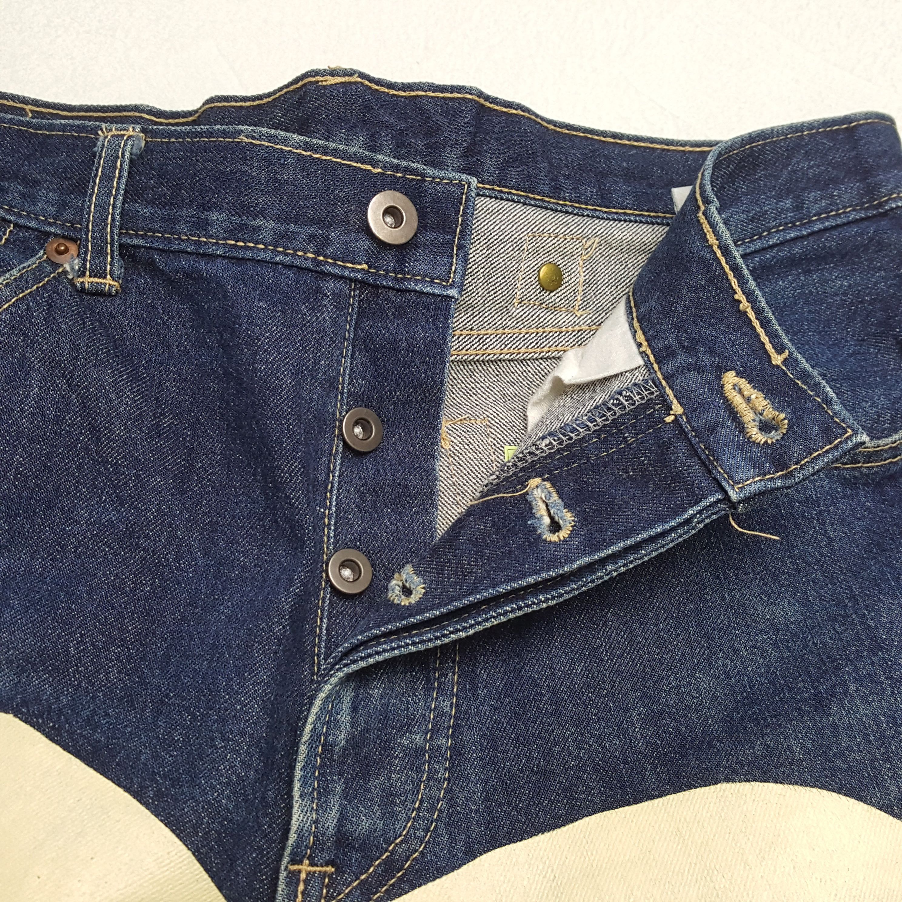 Japanese Brand × Vintage Vintage EVIS Japanese Brand Daicock Custom Denim Jeans Size US 31 - 13 Thumbnail