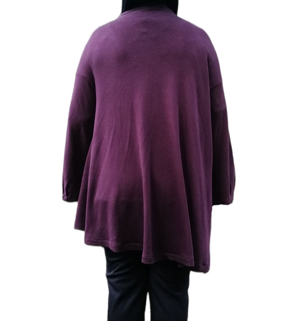 Yohji Yamamoto Y’s For Living by Yohji Yamamoto Button Dress Cardigan Size L / US 10 / IT 46 - 7 Thumbnail