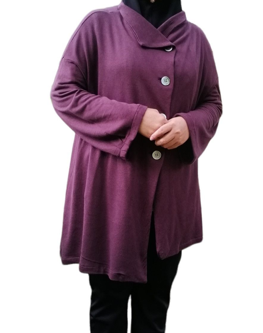 Yohji Yamamoto Y’s For Living by Yohji Yamamoto Button Dress Cardigan Size L / US 10 / IT 46 - 4 Thumbnail