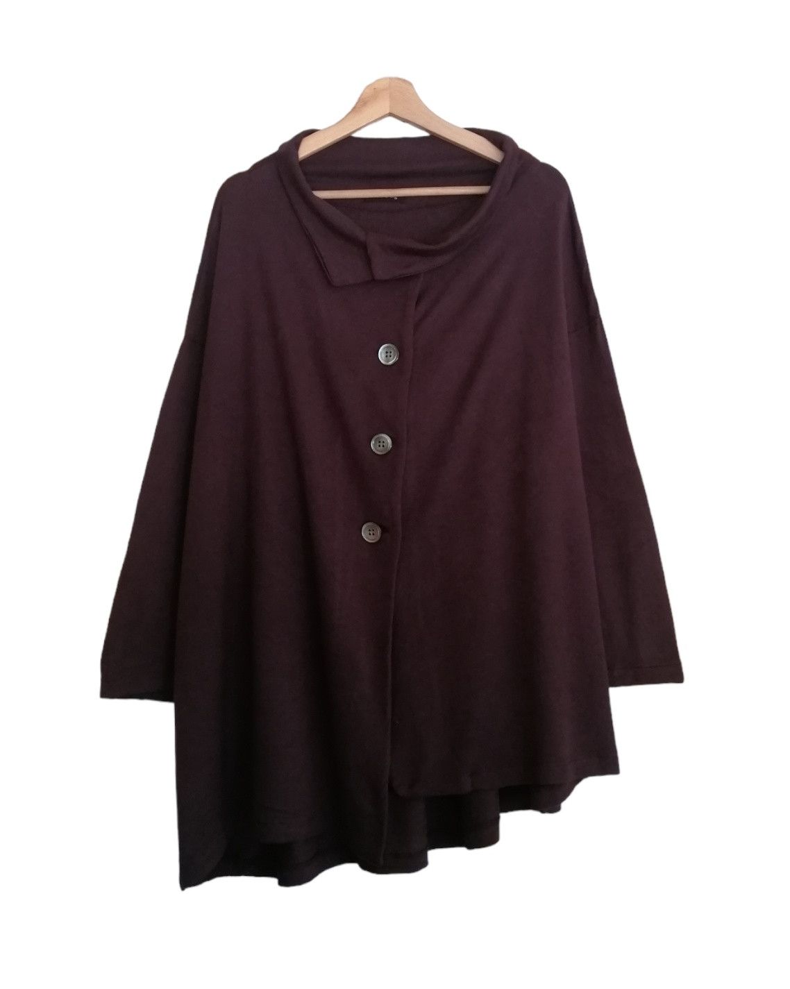 Yohji Yamamoto Y’s For Living by Yohji Yamamoto Button Dress Cardigan Size L / US 10 / IT 46 - 14 Thumbnail