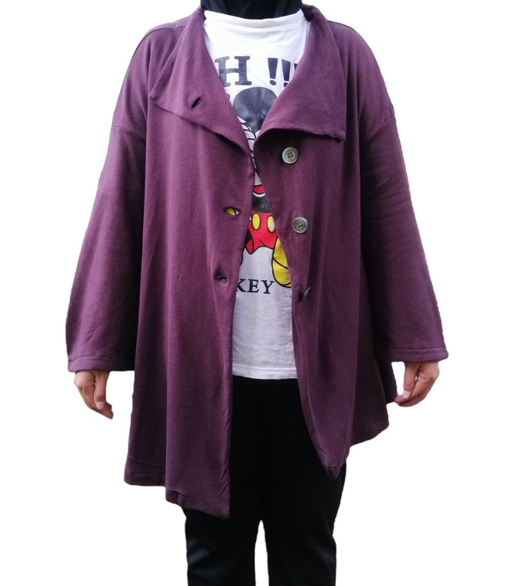 Yohji Yamamoto Y’s For Living by Yohji Yamamoto Button Dress Cardigan Size L / US 10 / IT 46 - 9 Thumbnail