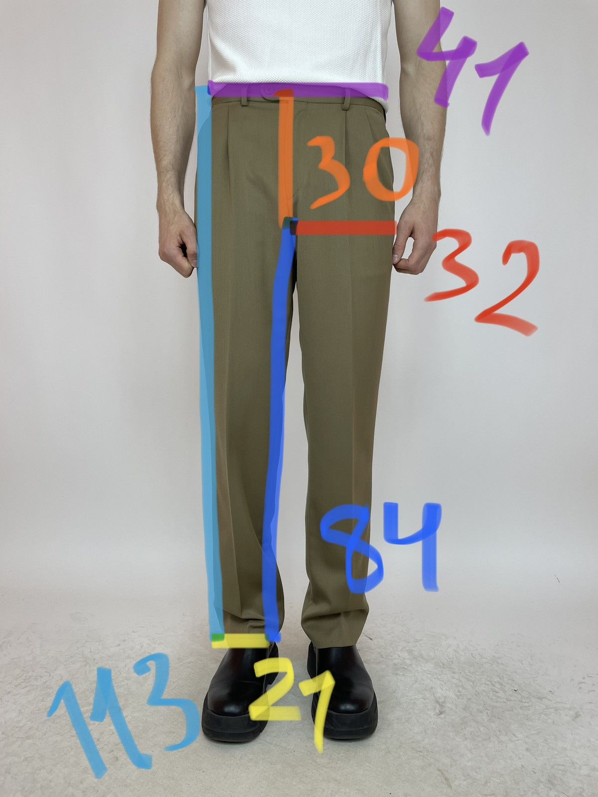 Other CORTEFIEL Pleated Trousers Mens beige pants size 42 Size US 32 / EU 48 - 14 Thumbnail