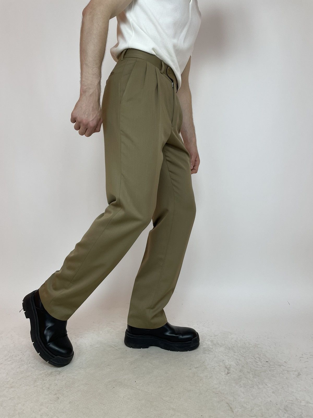 Other CORTEFIEL Pleated Trousers Mens beige pants size 42 Size US 32 / EU 48 - 7 Thumbnail
